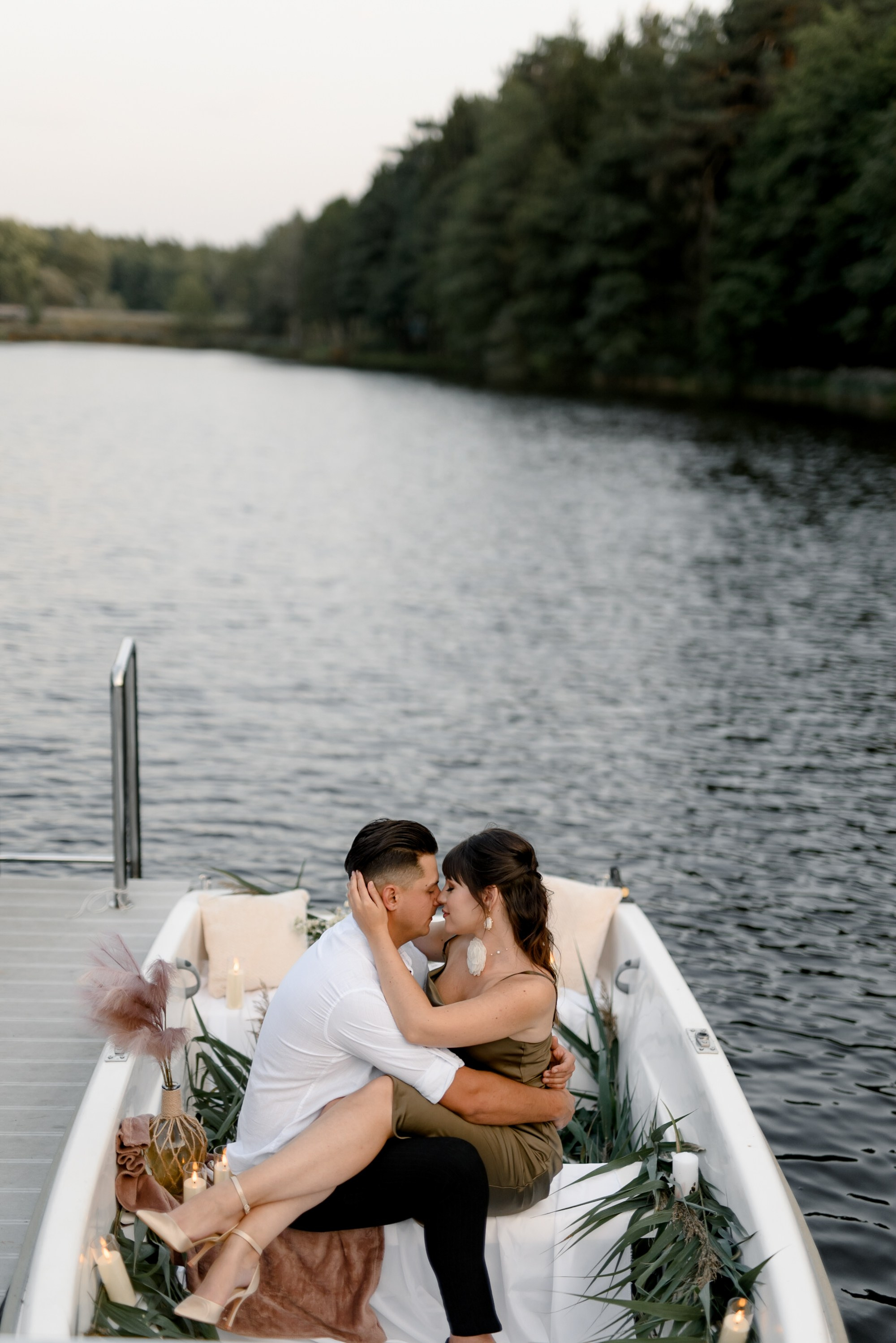 Love Story на лодке. Свадебный фотограф в Минске Минчукова Анна