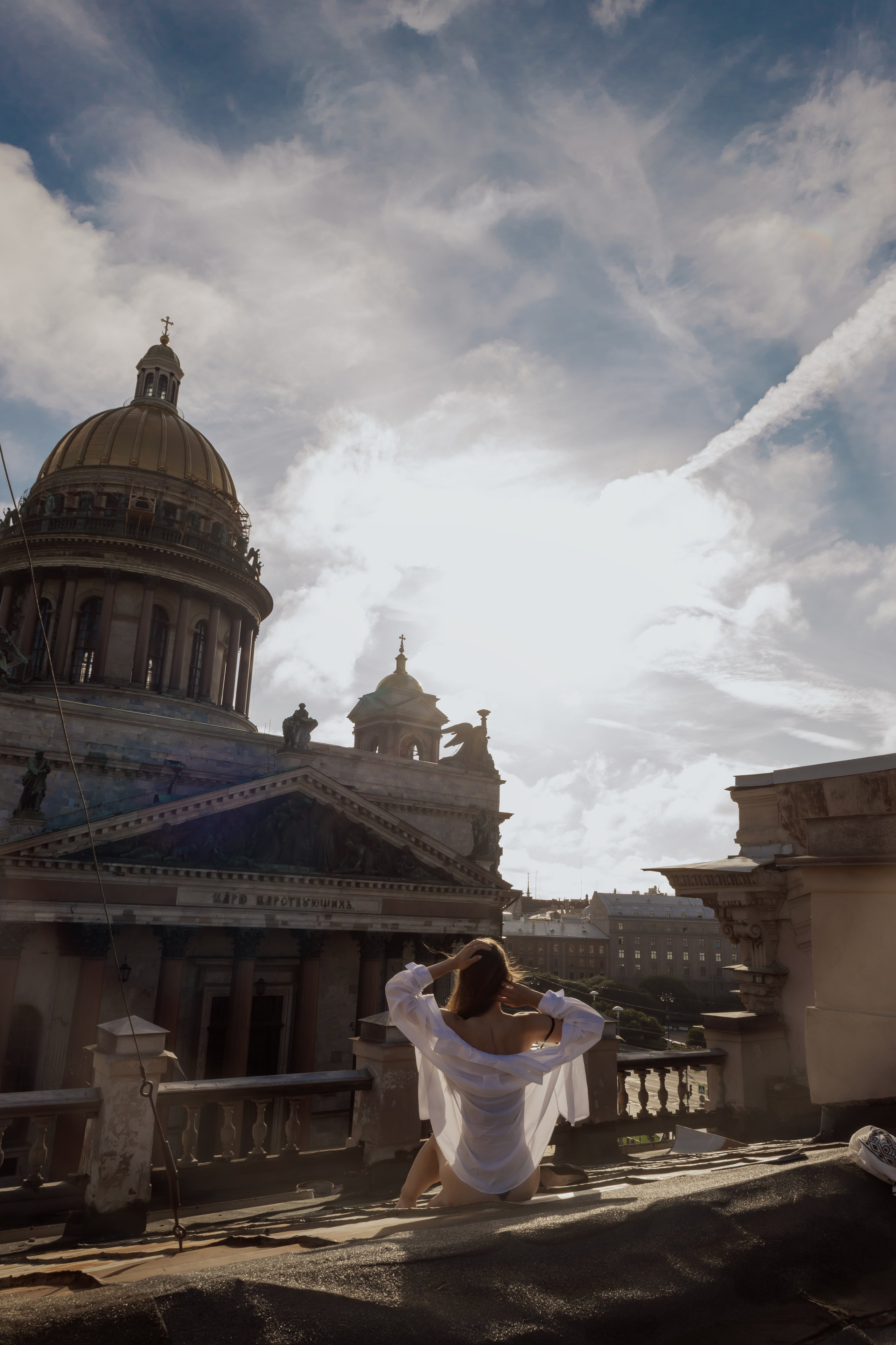 Фотосессия на крыше. Персональный фотограф в Санкт-Петербурге Тимур Калимулин
