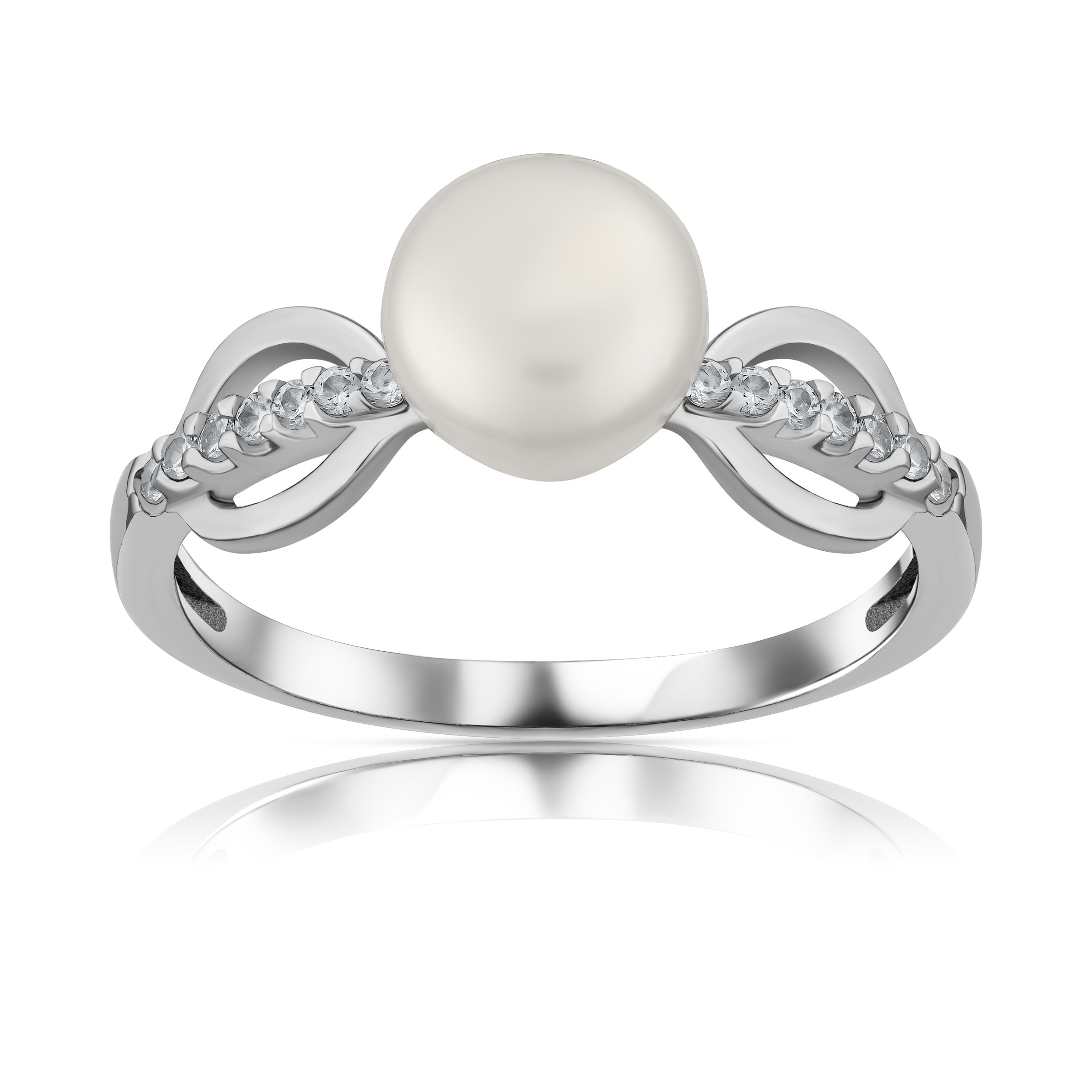 Кольцо с жемчугом