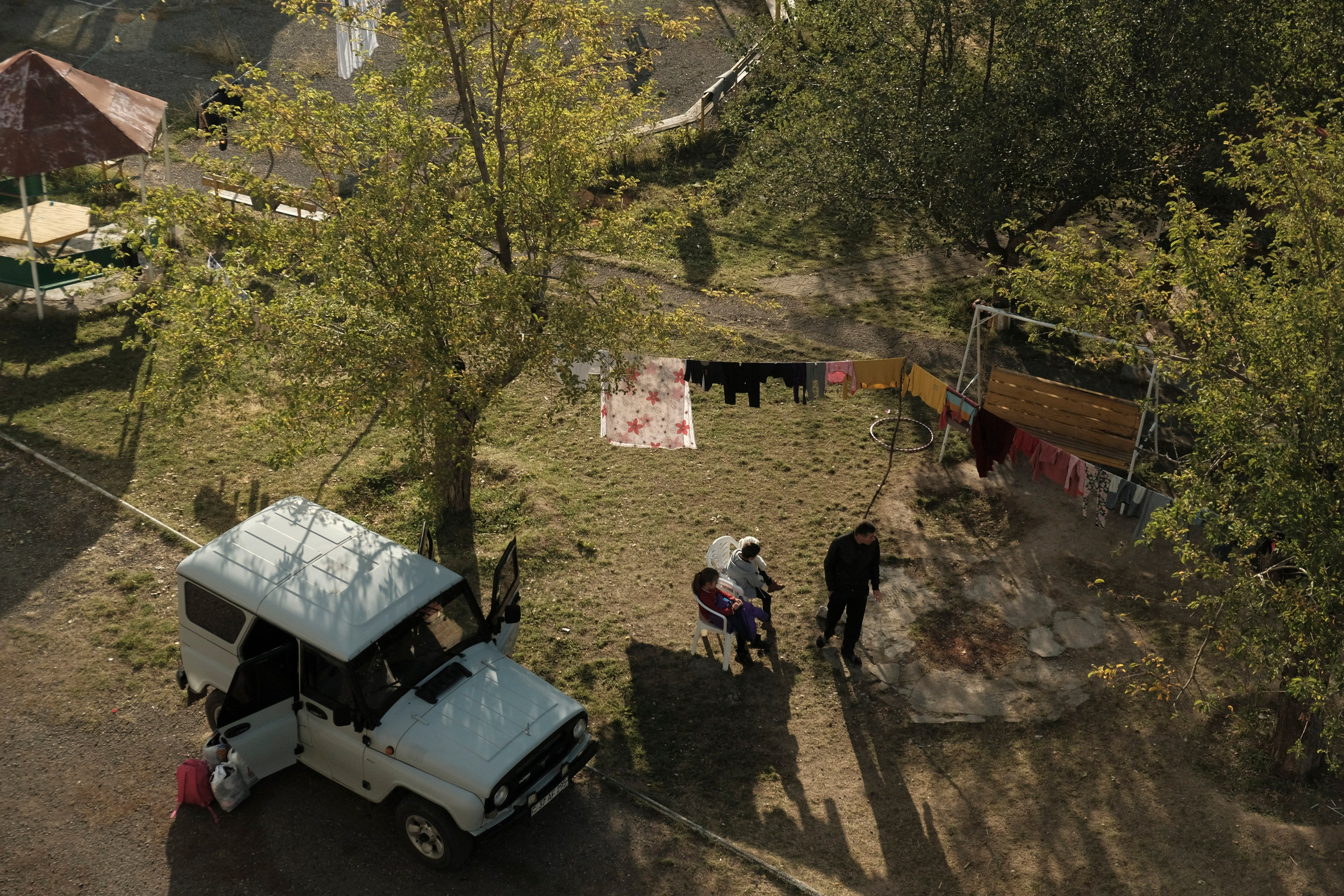 A camp for refugees from Nagorno-Karabakh. Kirillov Egor