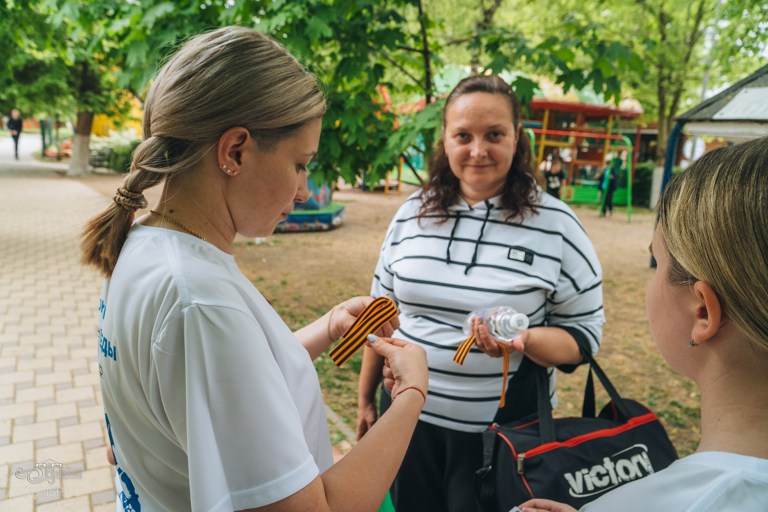 «Георгиевская ленточка — символ Победы». Новотитаровский Дом культуры