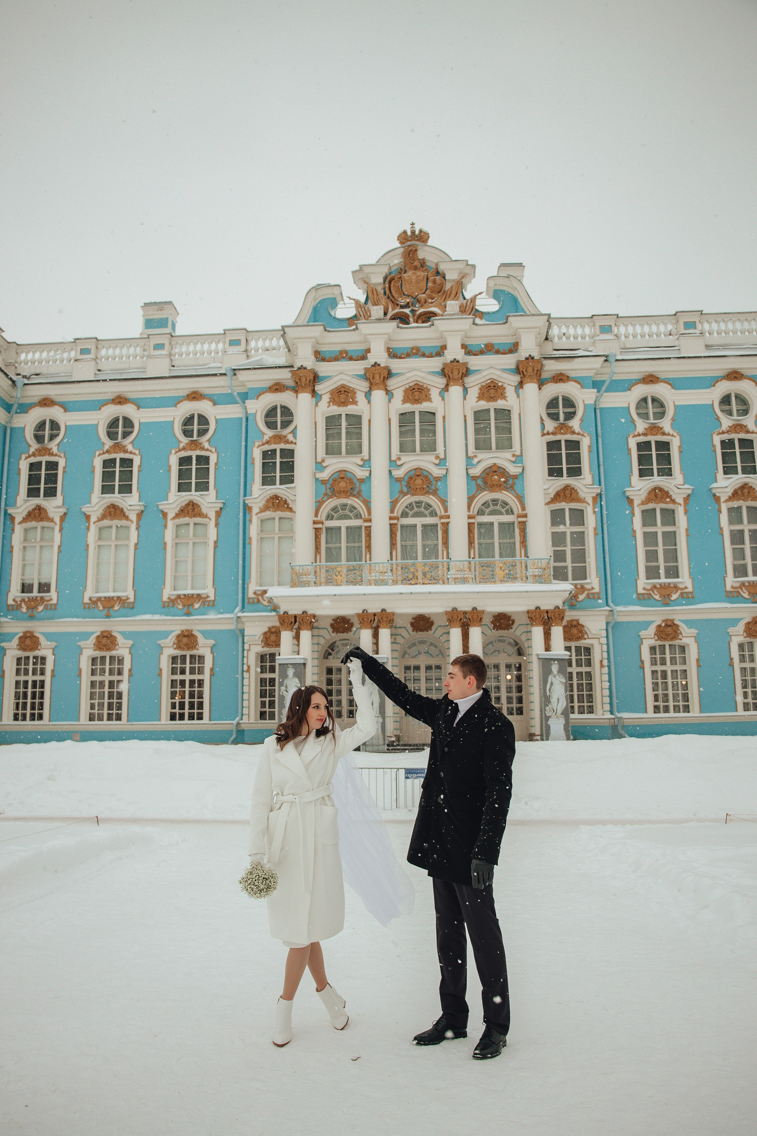 Андрей & Соня. Царское Село, зима. Свадебный и семейный фотограф Пушкин Царское Село СПБ Питер Санкт-Петербург и Рязань Ольга Козлова