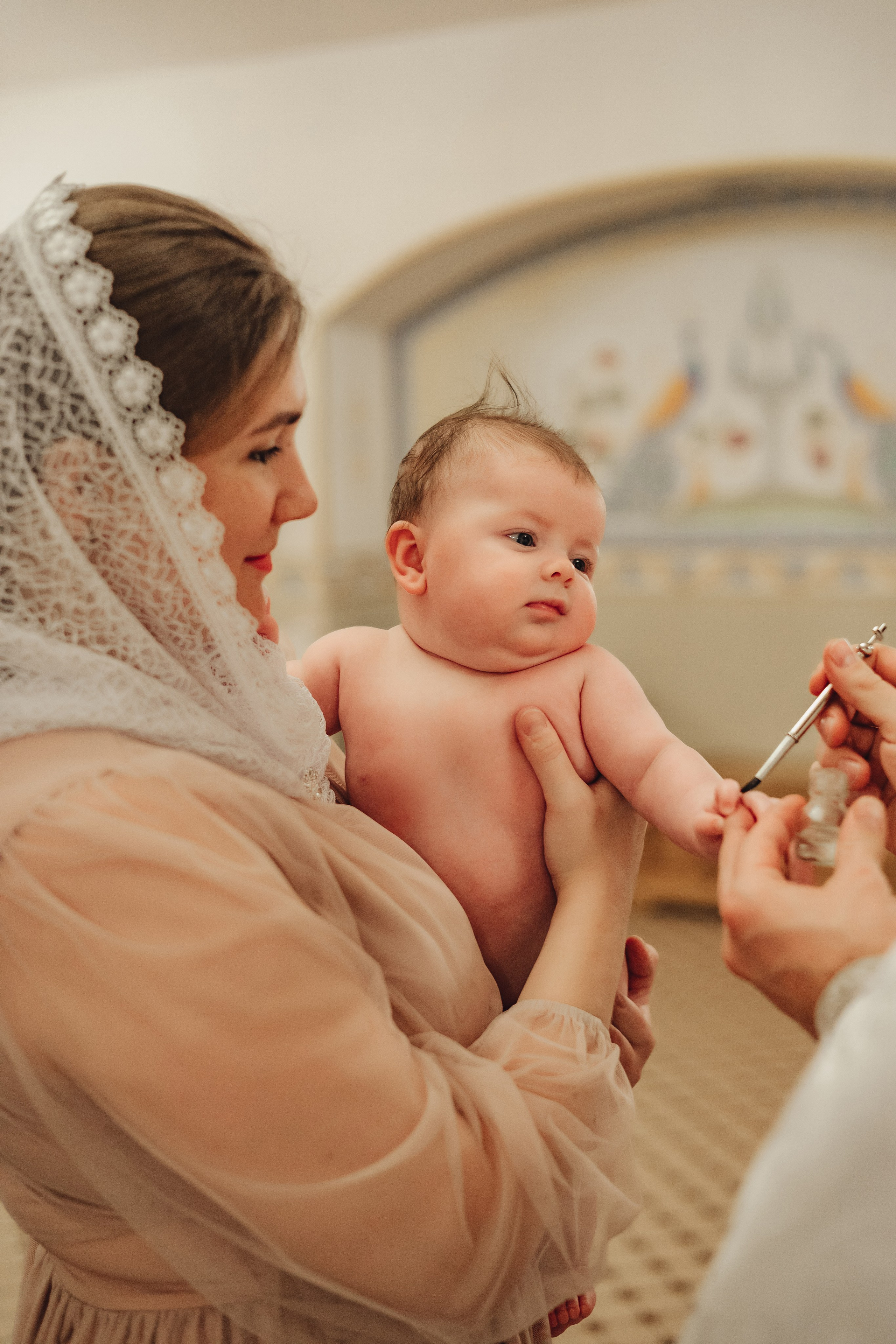Крещение Анны. Свадебный и семейный фотограф Пушкин Царское Село СПБ Питер Санкт-Петербург и Рязань Ольга Козлова