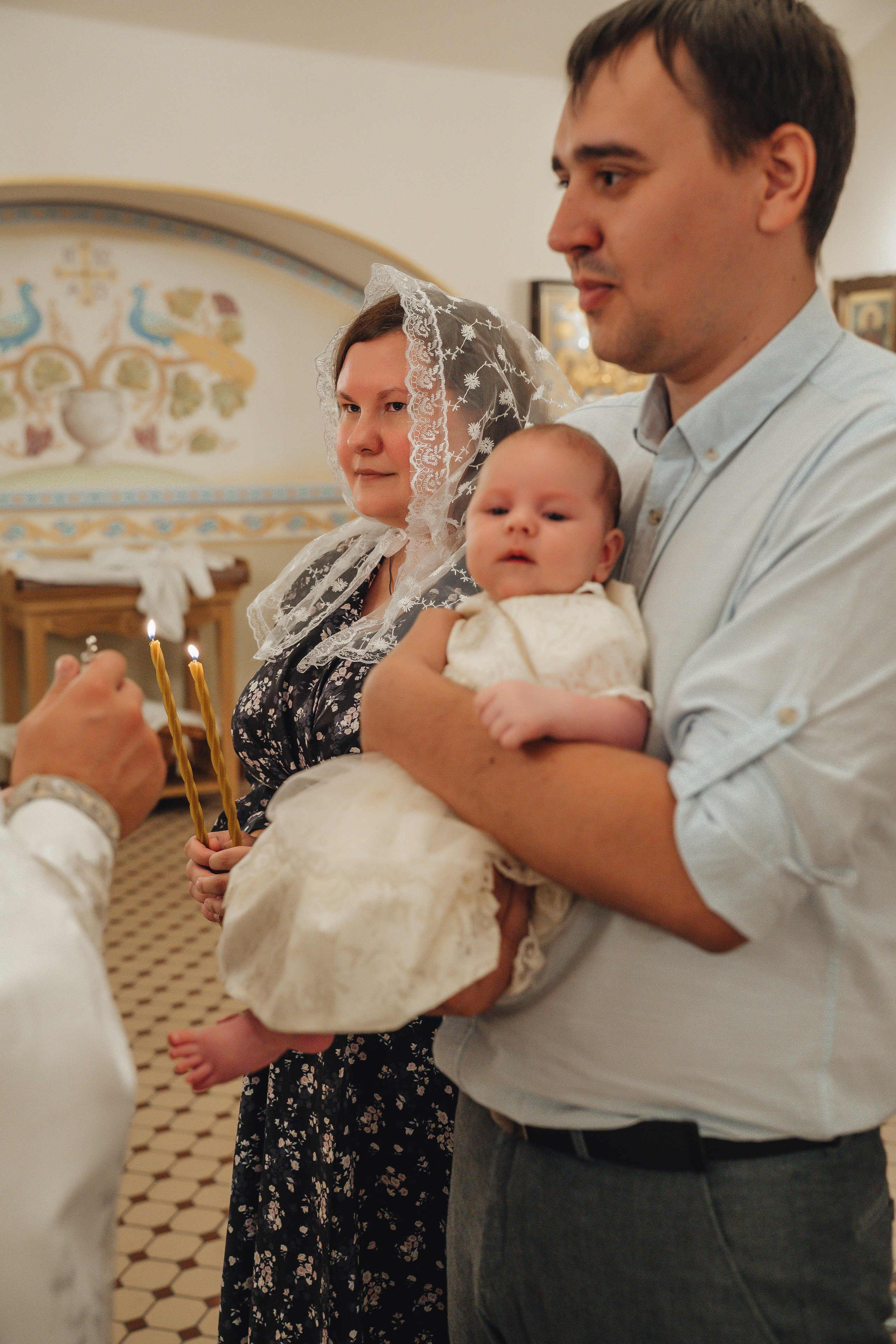 Крещение Ксении. Свадебный и семейный фотограф Пушкин Царское Село СПБ Питер Санкт-Петербург и Рязань Ольга Козлова