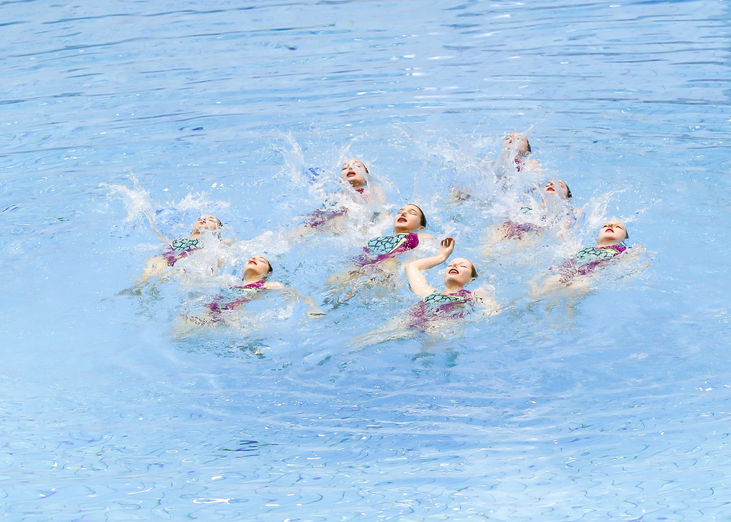 Первенство России по синхронному плаванию. Техническая программа. Группы. Репортажный фотограф в Москве