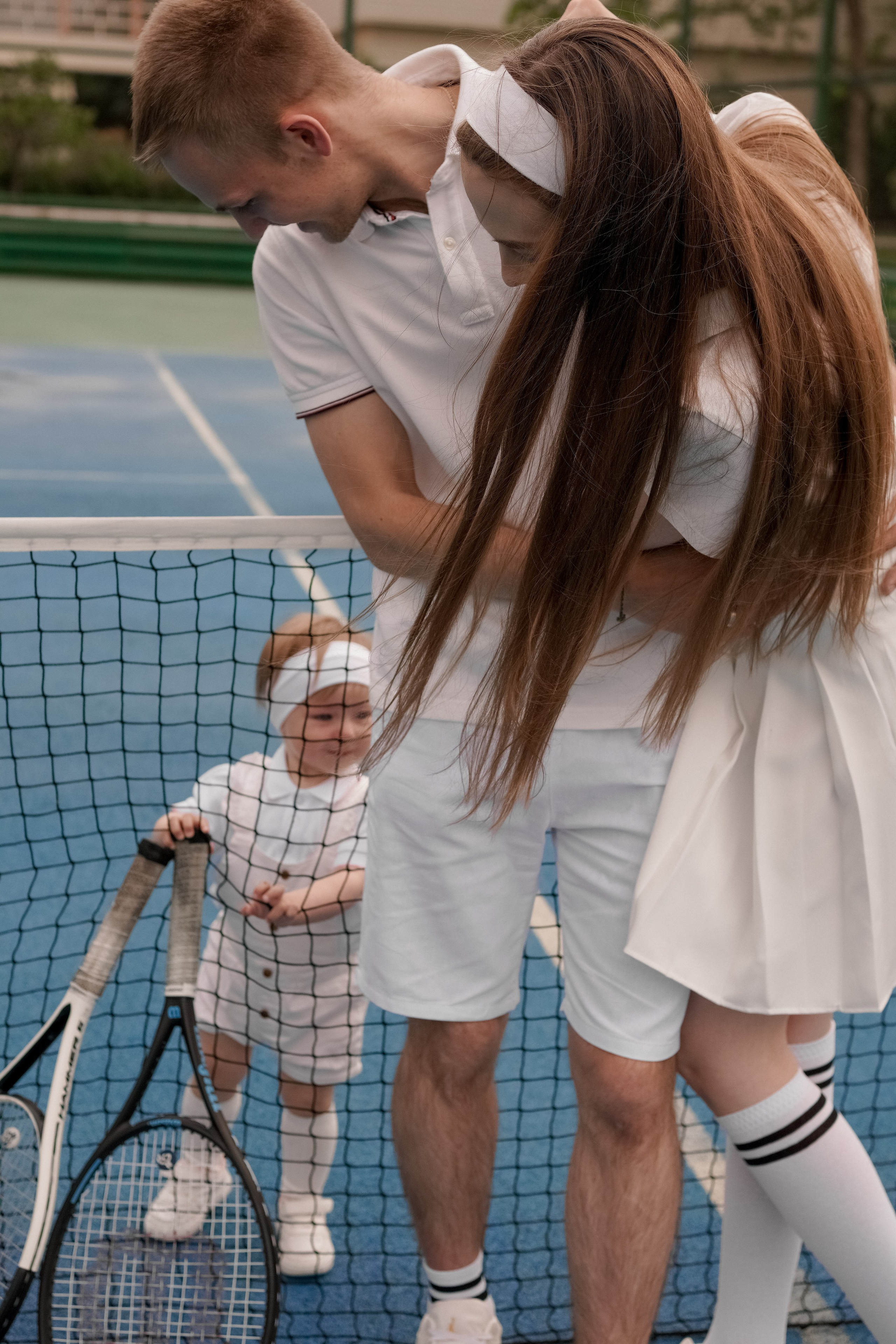 Теннис с семьей. Свадебный и семейный фотограф Афанасьева Анна в Кисловодске