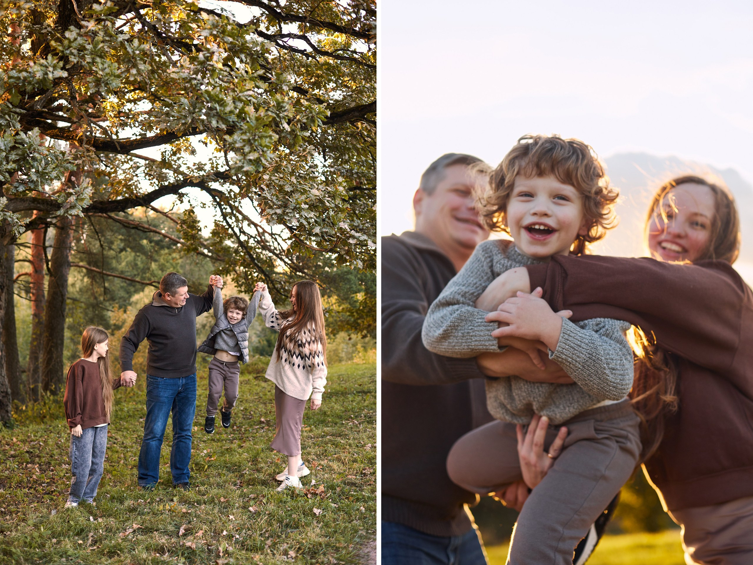 Семейные фотосессии в студии и на природе Одинцово Москва. Фотограф в Москве и Одинцово Кравченко Кристина