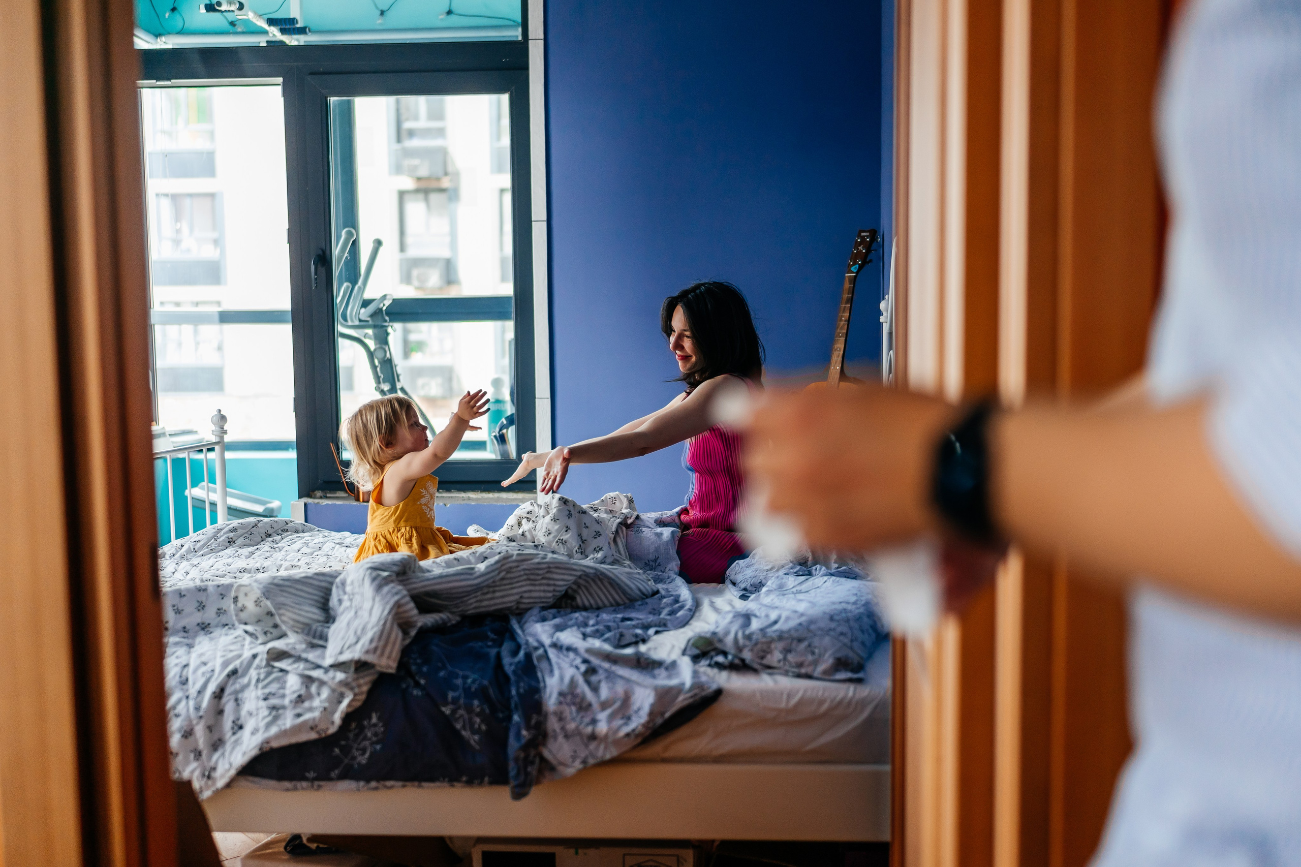 Сергей, Кристина и малышка Нина. Семейный фотограф в Москве Ирина Жур