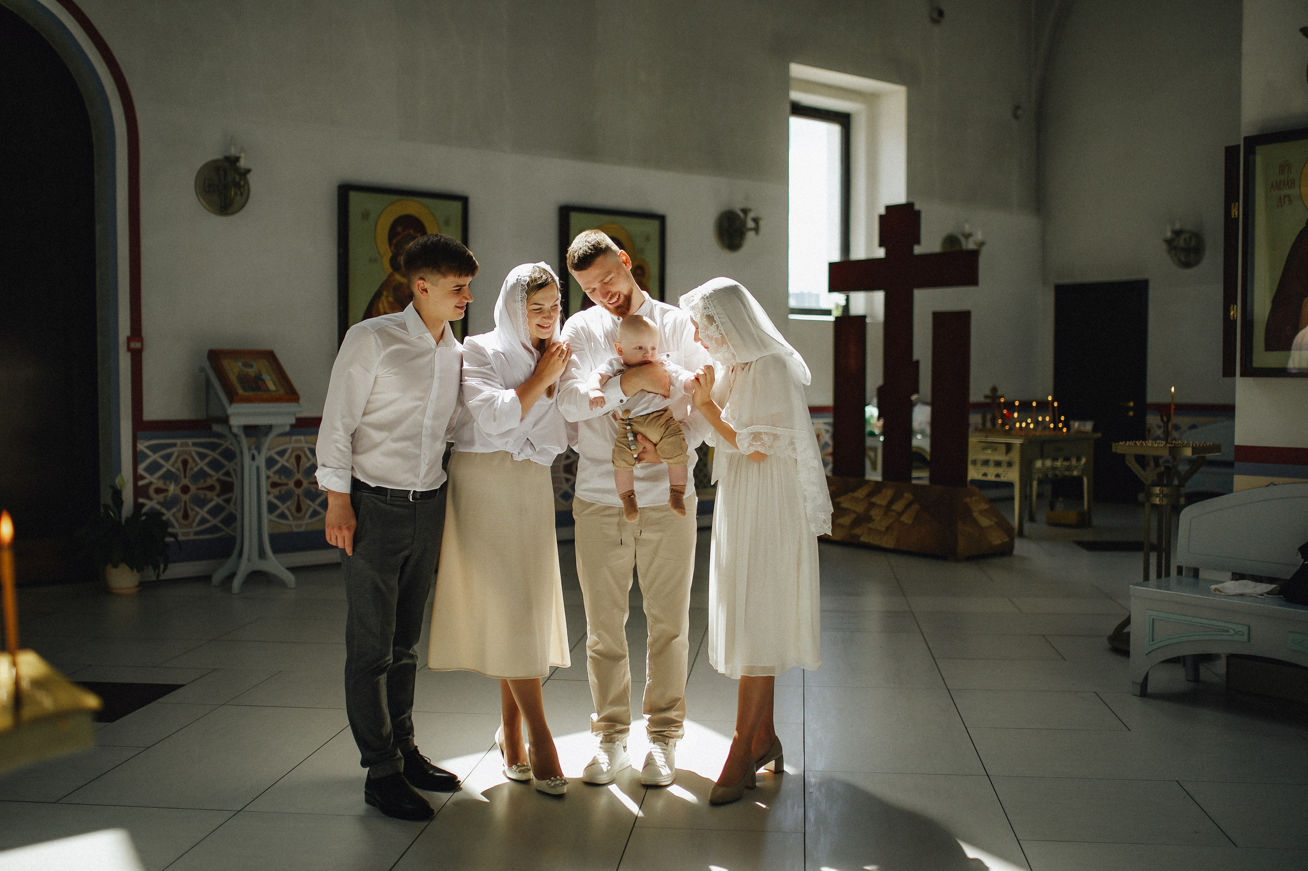 Таинство Крещения Артемия. Фотограф в Москве Алёна Гладкова