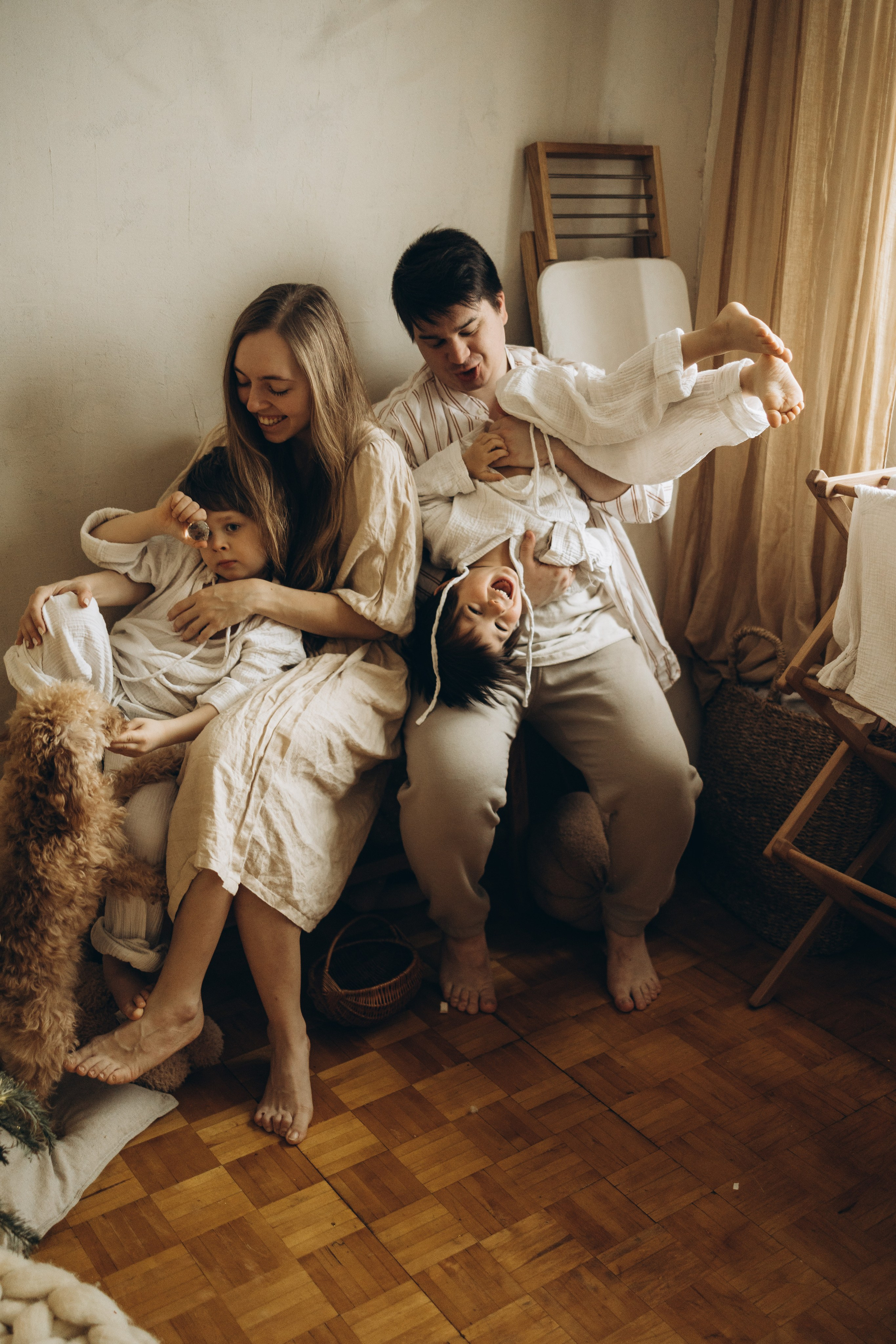 Оля, Саша, Елисей и Демид. Семейный фотограф в Москве Виктория Ястребинская