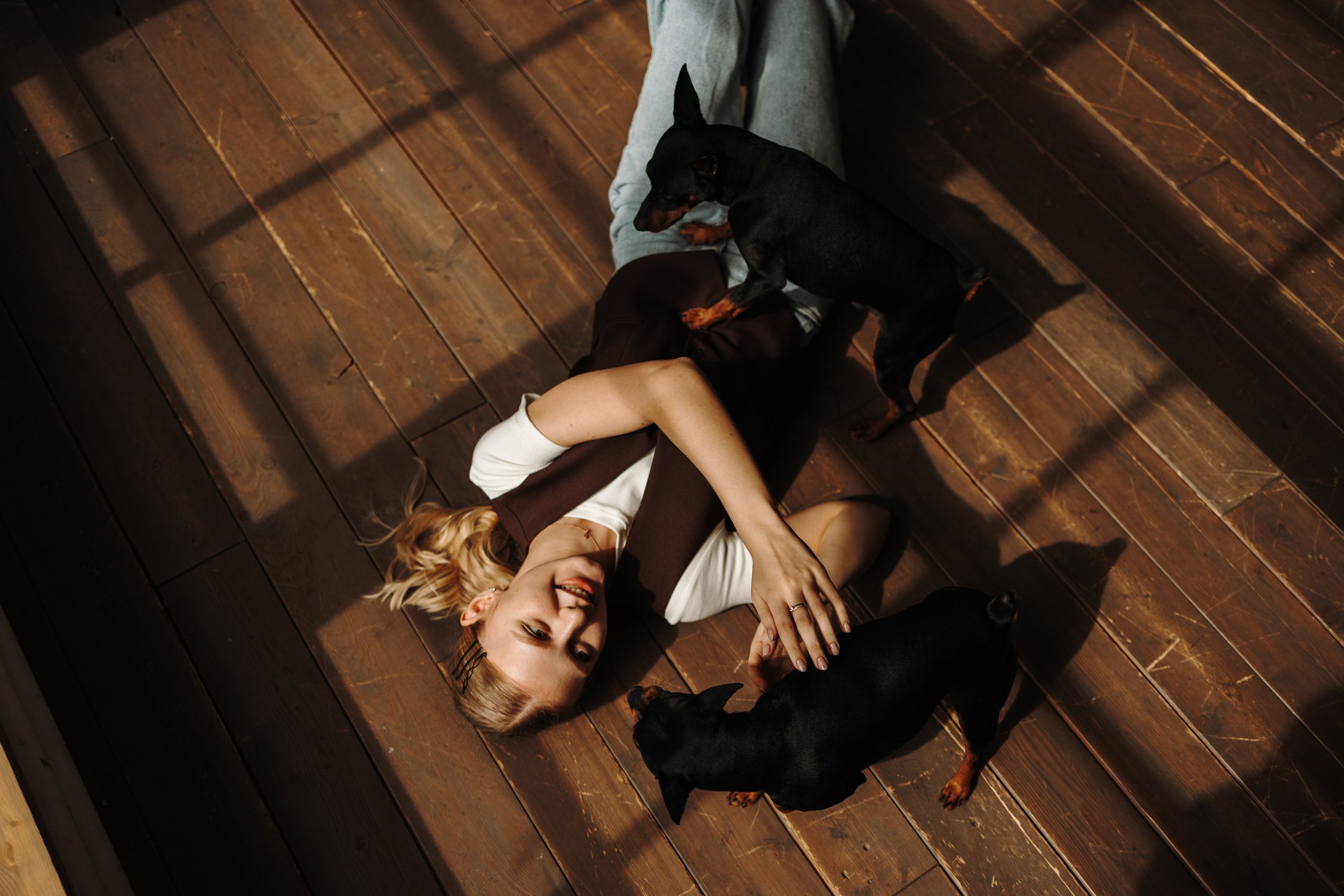 Катя и ее мальчики. Фотограф — Анималист | Санкт-Петербург