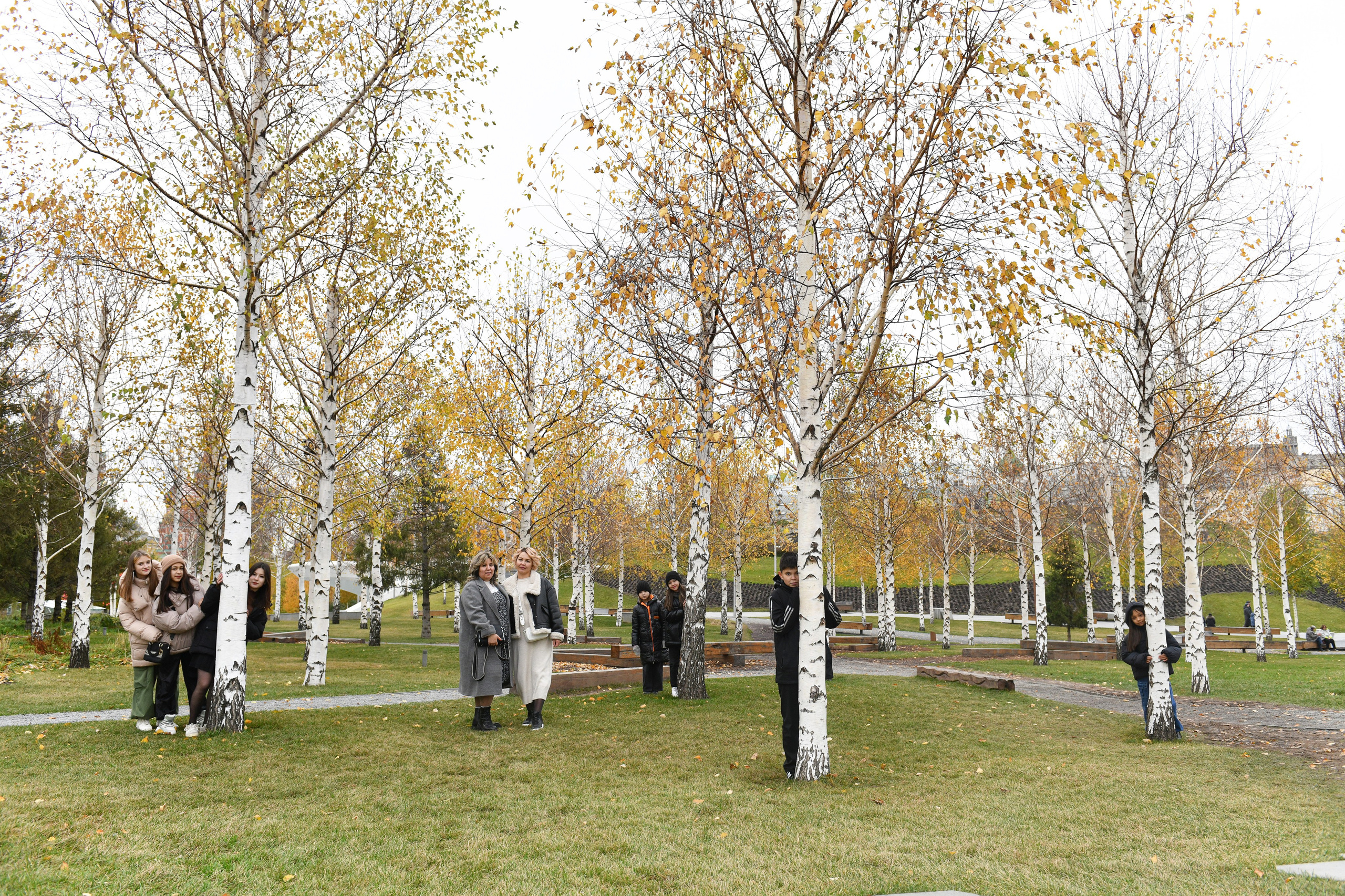 Прогулка в парке Зарядье. Свадебный и портретный фотограф в Москве Галина Борисова