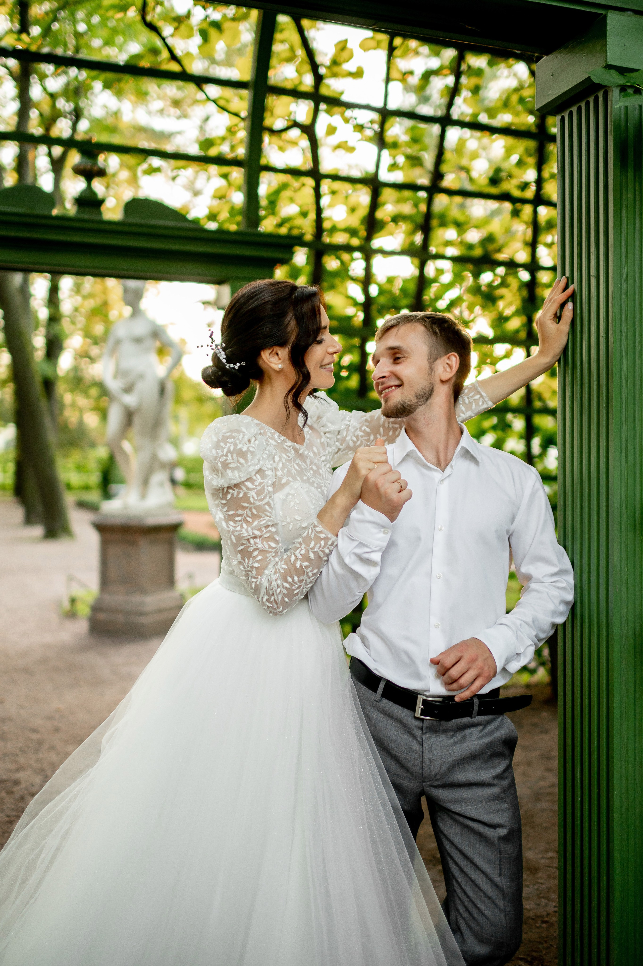 Кирилл и Анжела (круассаны, кофе и фотосессия в Летнем саду). Портретный, семейный и свадебный фотограф в Санкт-Петербурге и в Пушкине Ширяев Денис