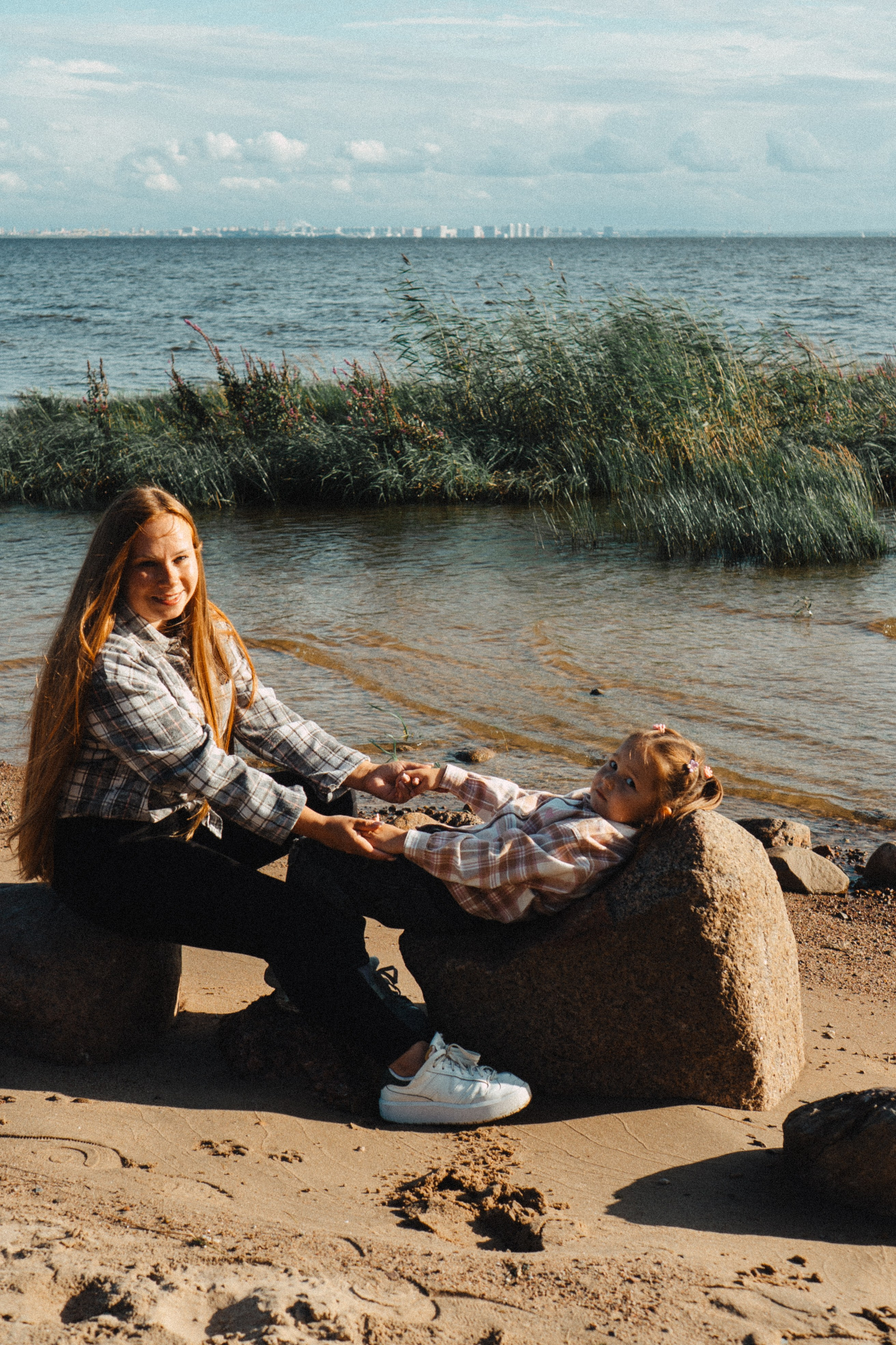 МАМА И ДОЧКА НА ФИНСКОМ ЗАЛИВЕ. Профессиональный фотограф, Санкт-Петербург — Виктория Богомолова