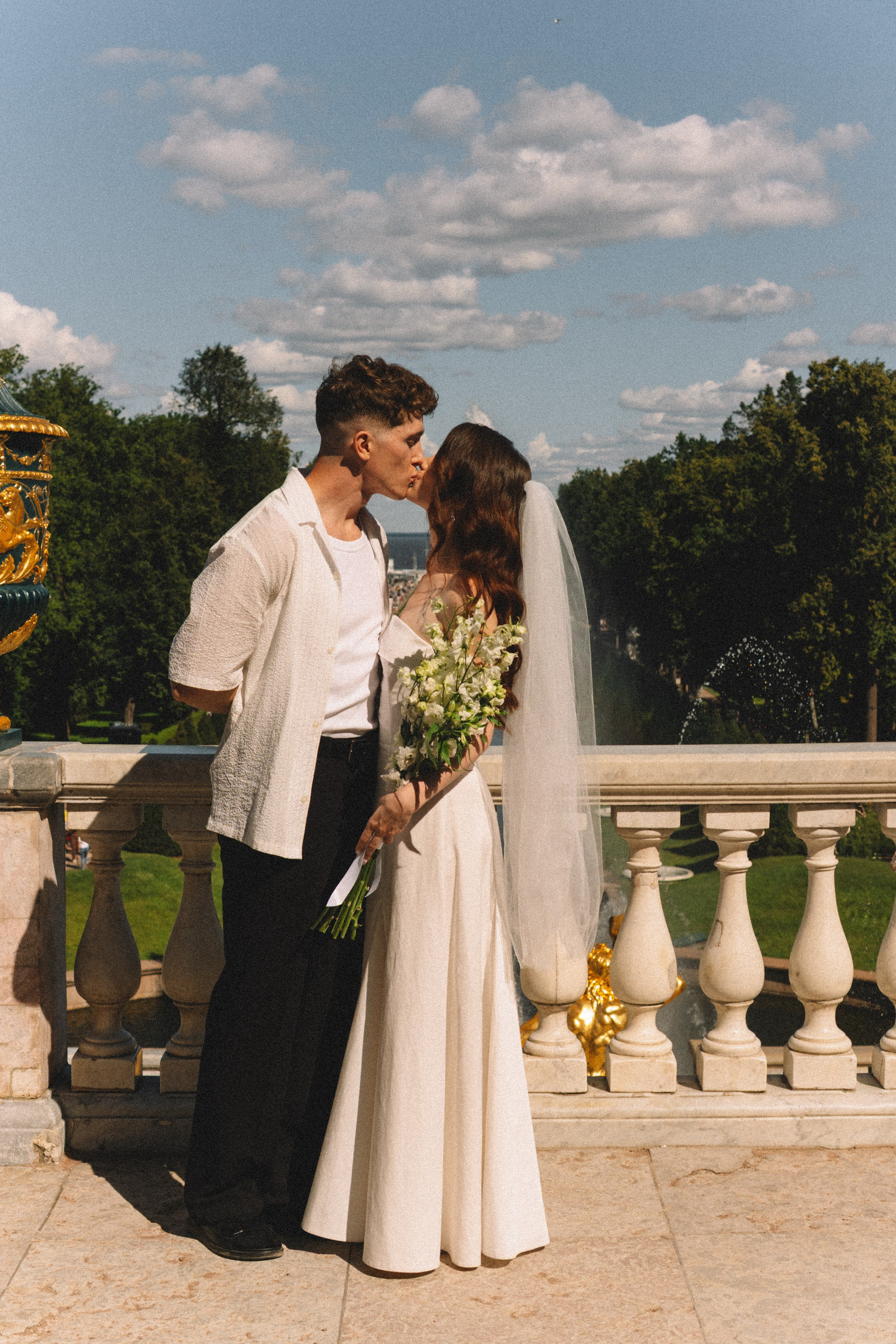 СВАДЕБНАЯ СЬЕМКА В ПЕТЕРГОФЕ И СЬЕМКА РЕПОРТАЖА В ЗАГСЕ ПЕТЕРГОФА. Профессиональный фотограф, Санкт-Петербург — Виктория Богомолова