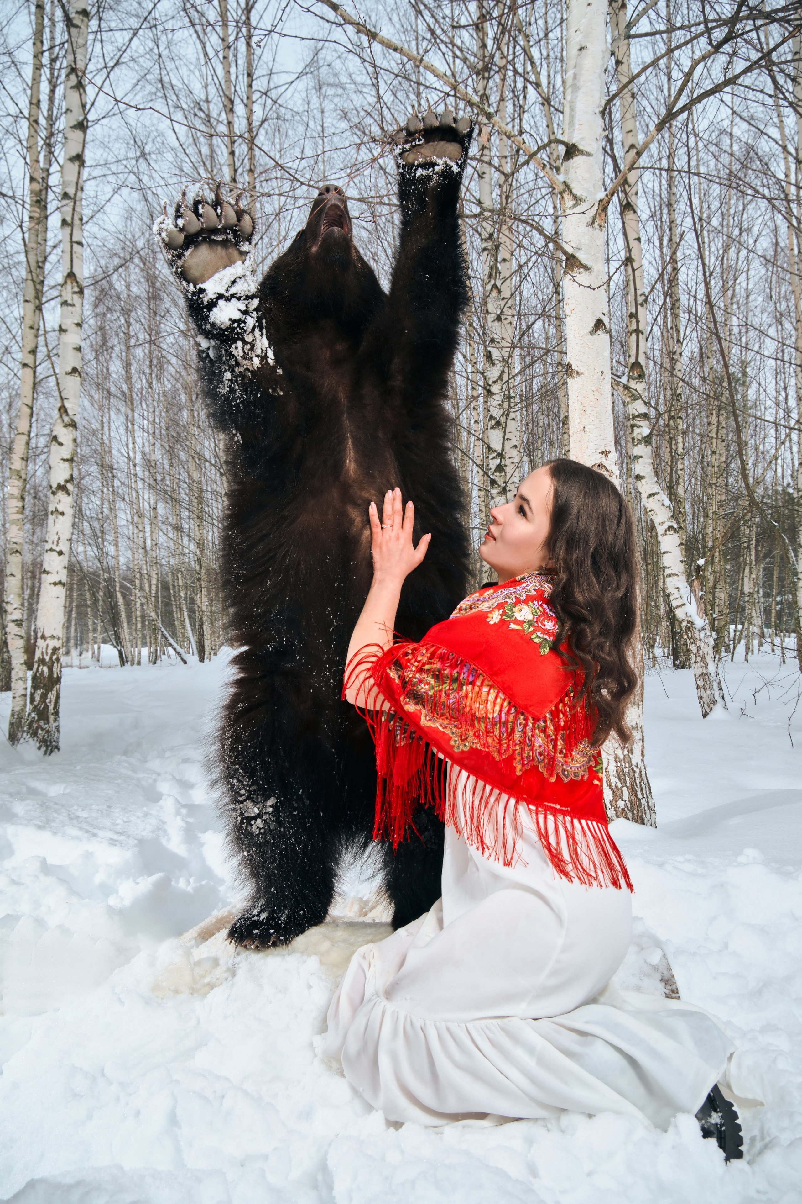 Фотосессия с медведем. Фотограф в Москве — Галунина Кристина