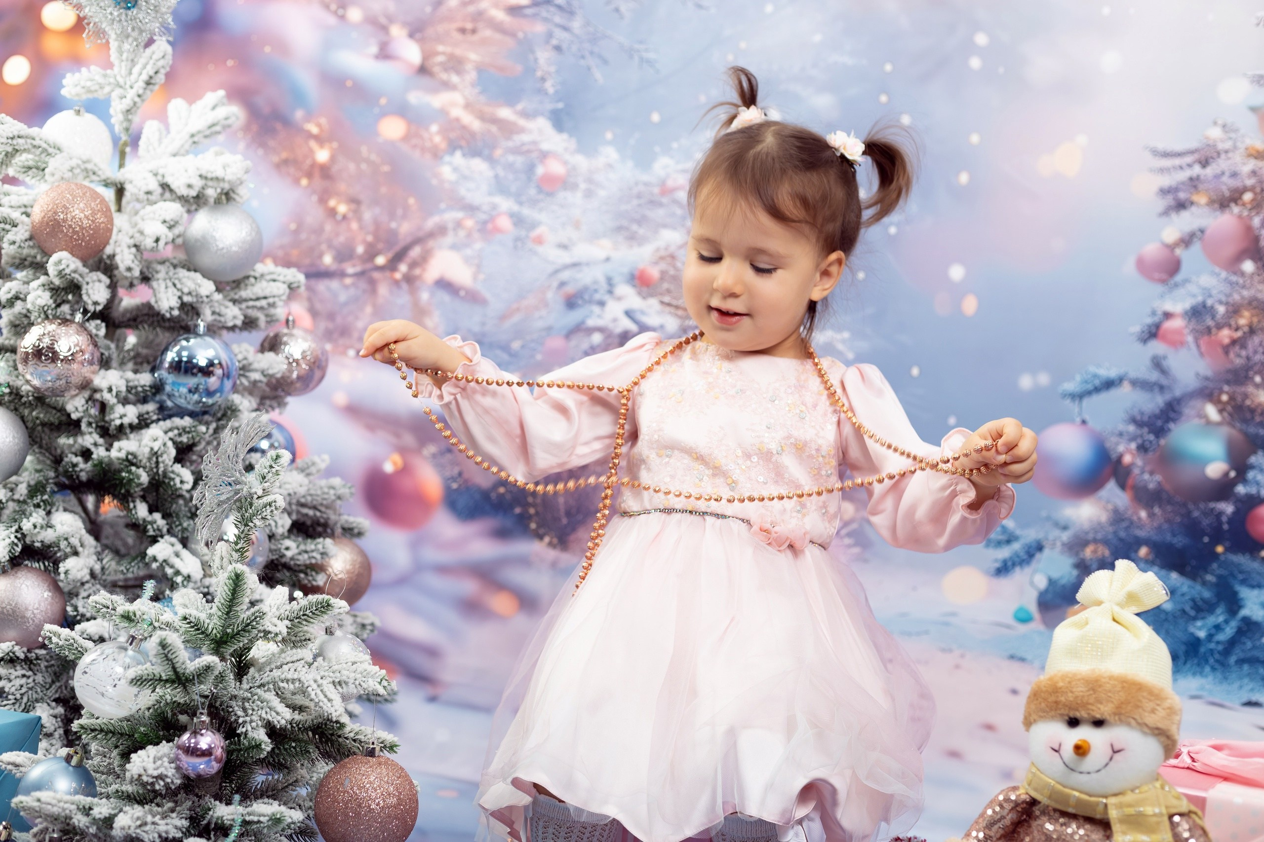 Семейная новогодняя фотосессия. Фотостудия «Олеся». Фотостудия в г. Верхняя Пышма