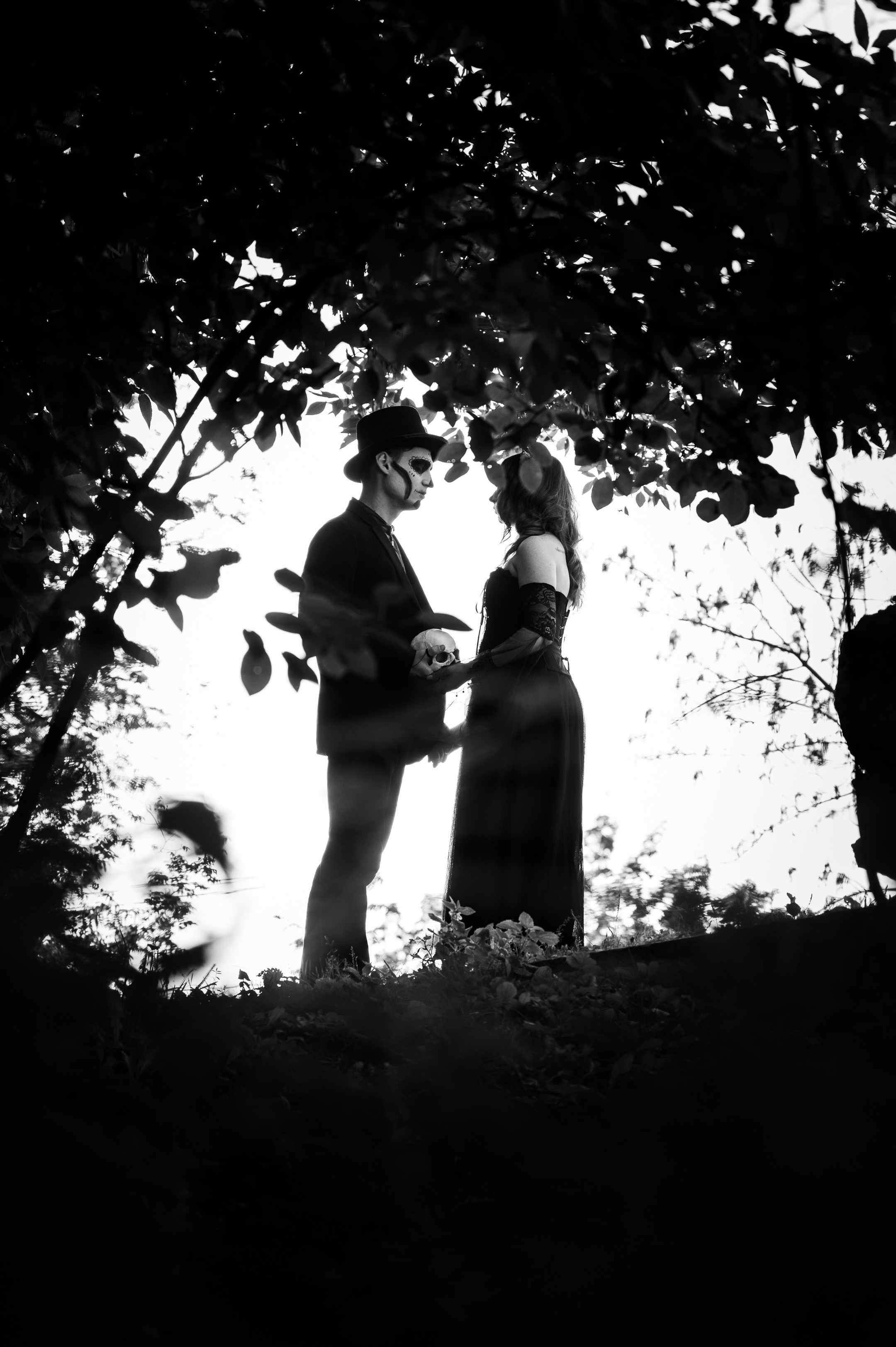 Halloween (Roman and Natalia). Photographer in Moscow Anna Chistiakova