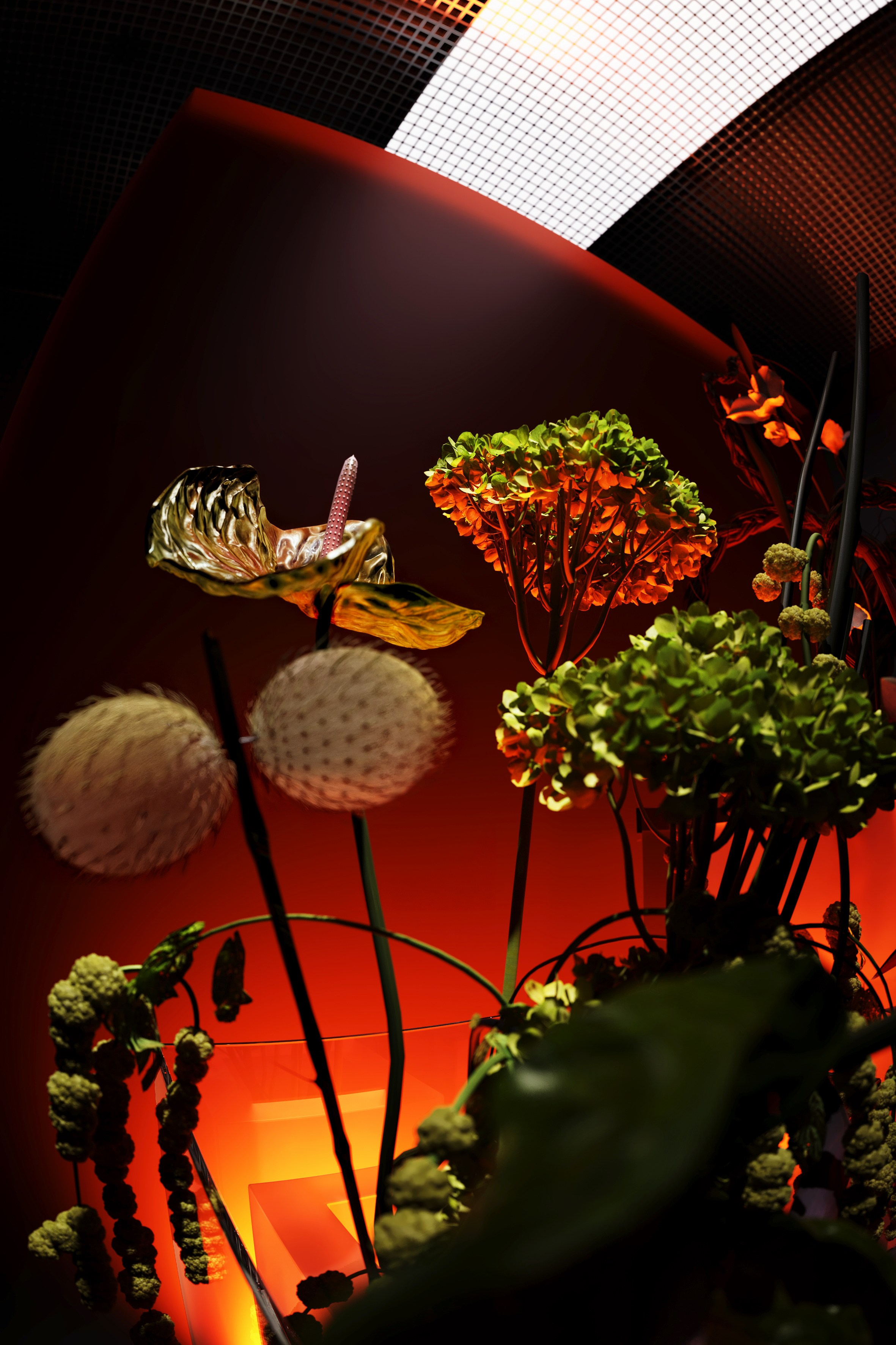 PARIS FLOWER BOUTIQUE. VALERIA GORNOSTAEVA. DESIGN AND VISUALIZATION