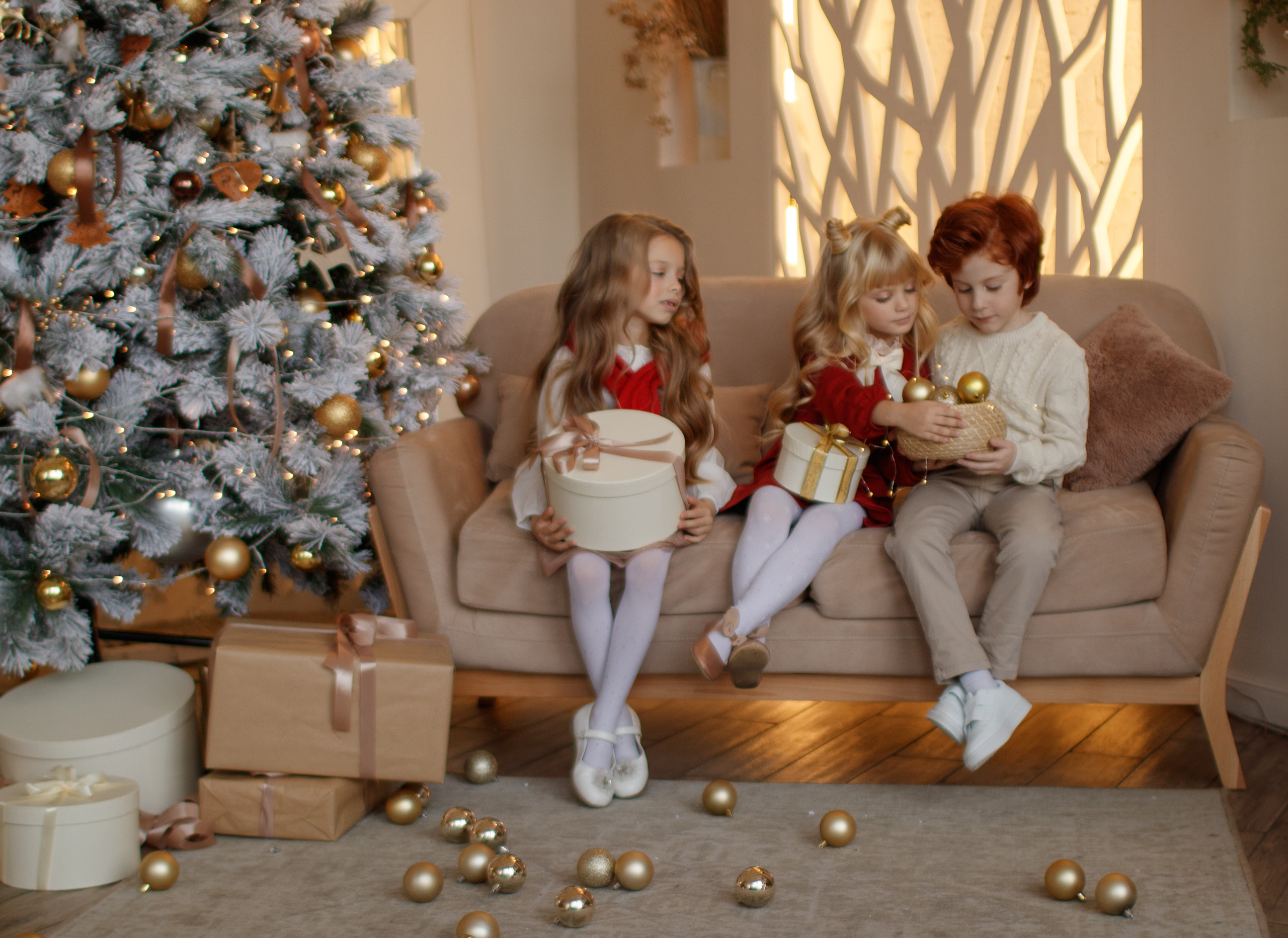 Новогодняя детская съёмка. Женский и семейный фотограф в Москве и Московской области Наталья Минт