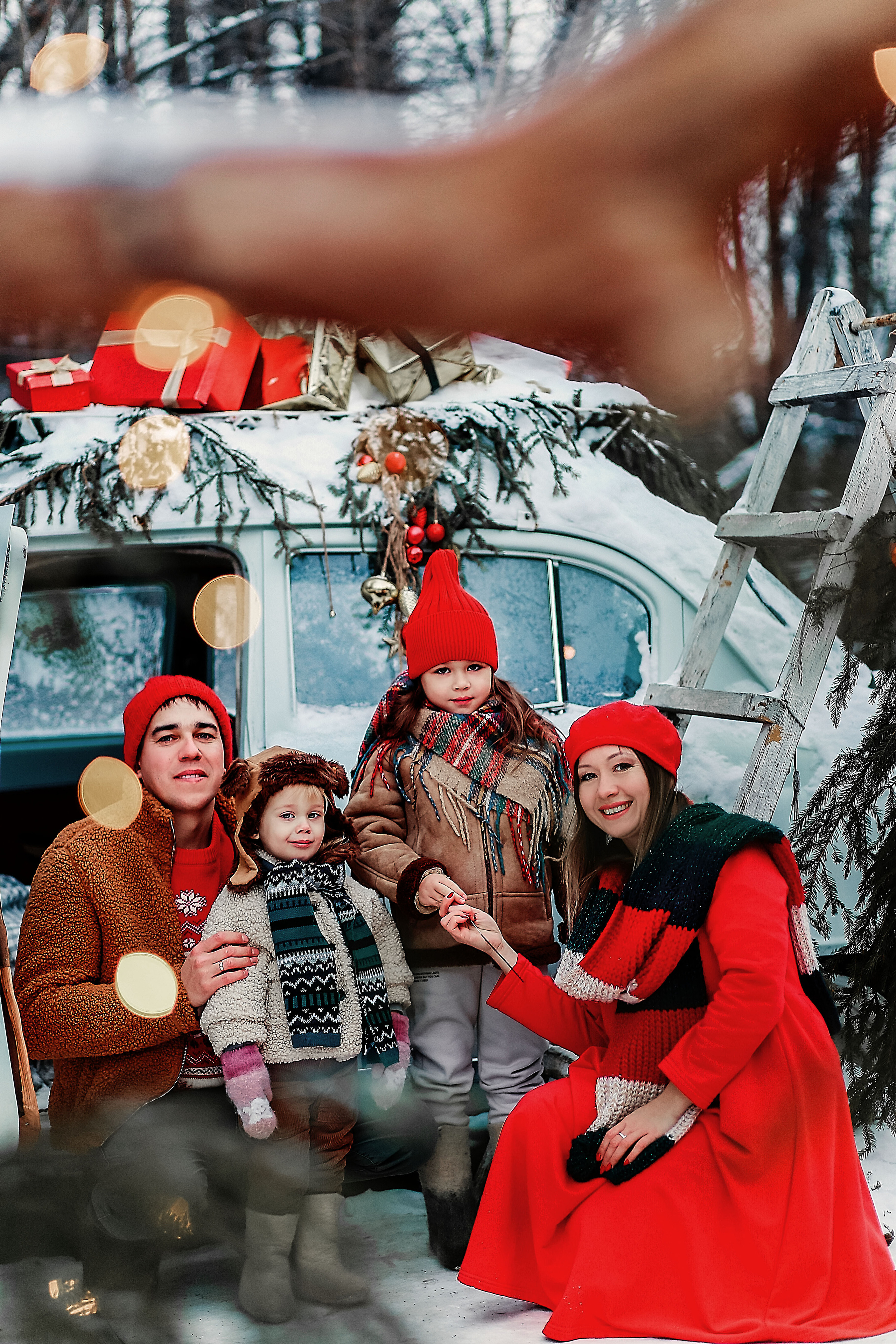 Локация с ретро машиной +Новогодняя веранда. Иванова Ирина Свадебный и семейный фотограф г. Уфа