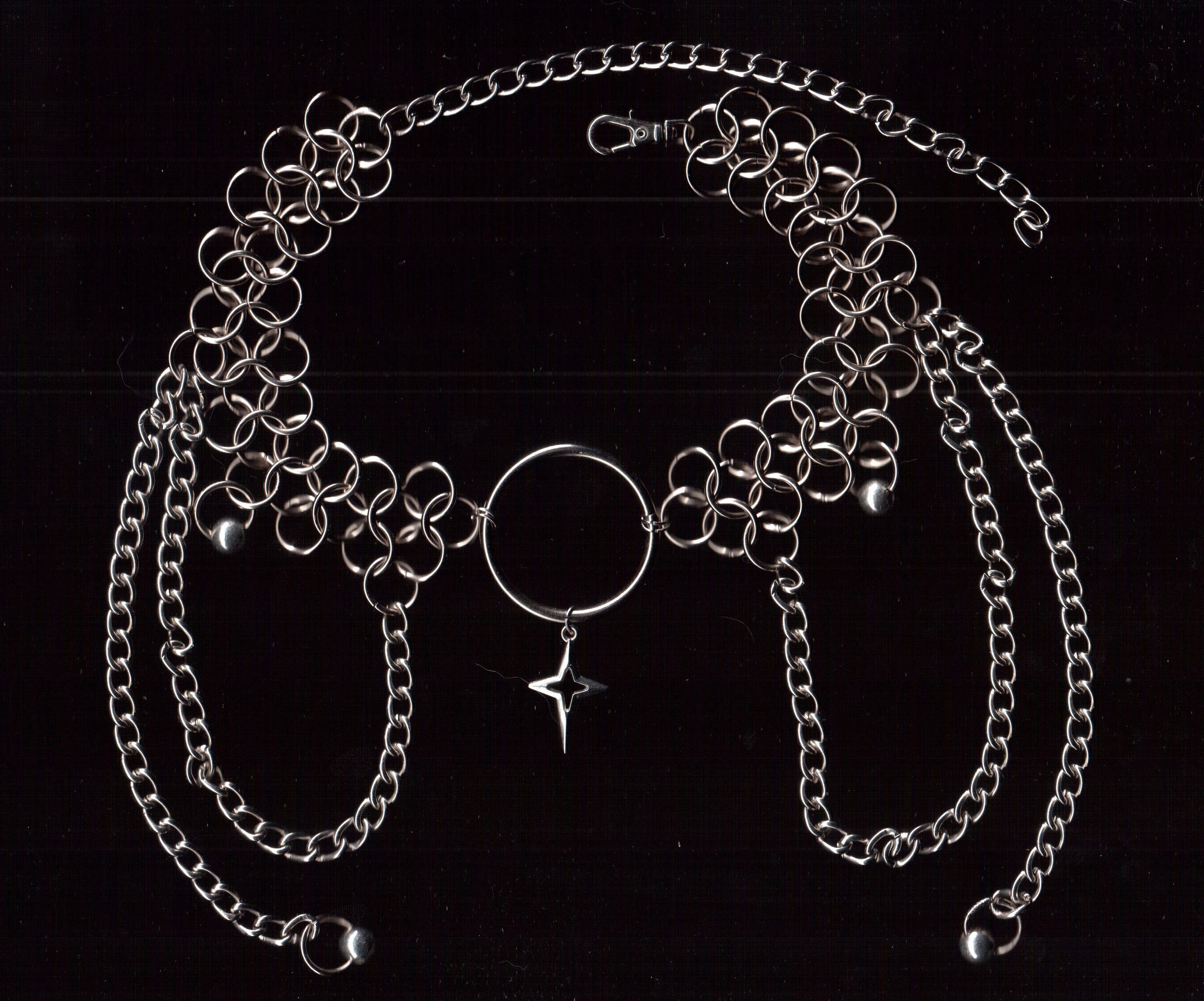 Чокеры из кольчуги. Украшения из кольчуги в Москве Соня Спросонья