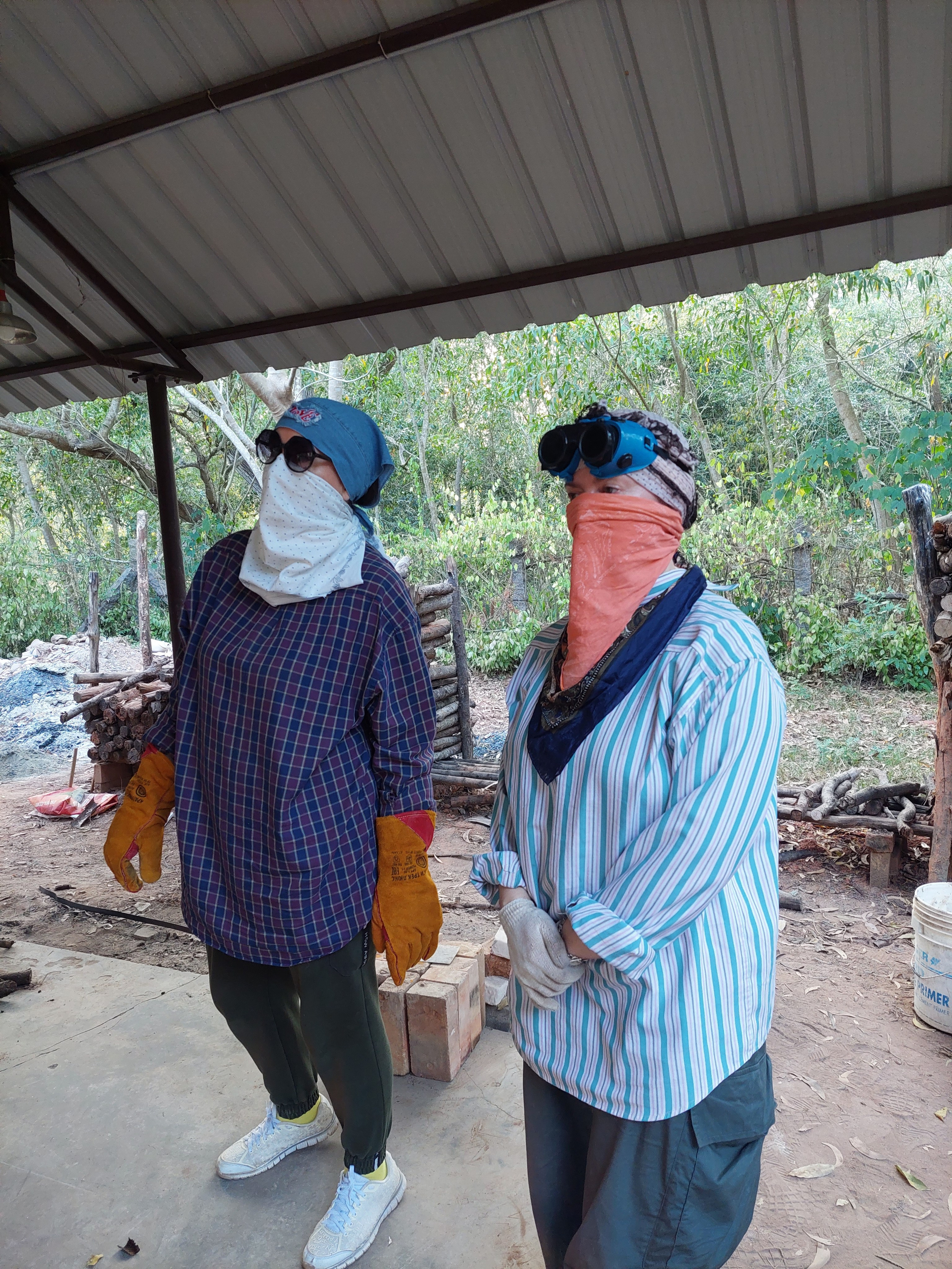 Дровяной обжиг в Индии — 2023. Керамика с историей. Елена Рогалёва