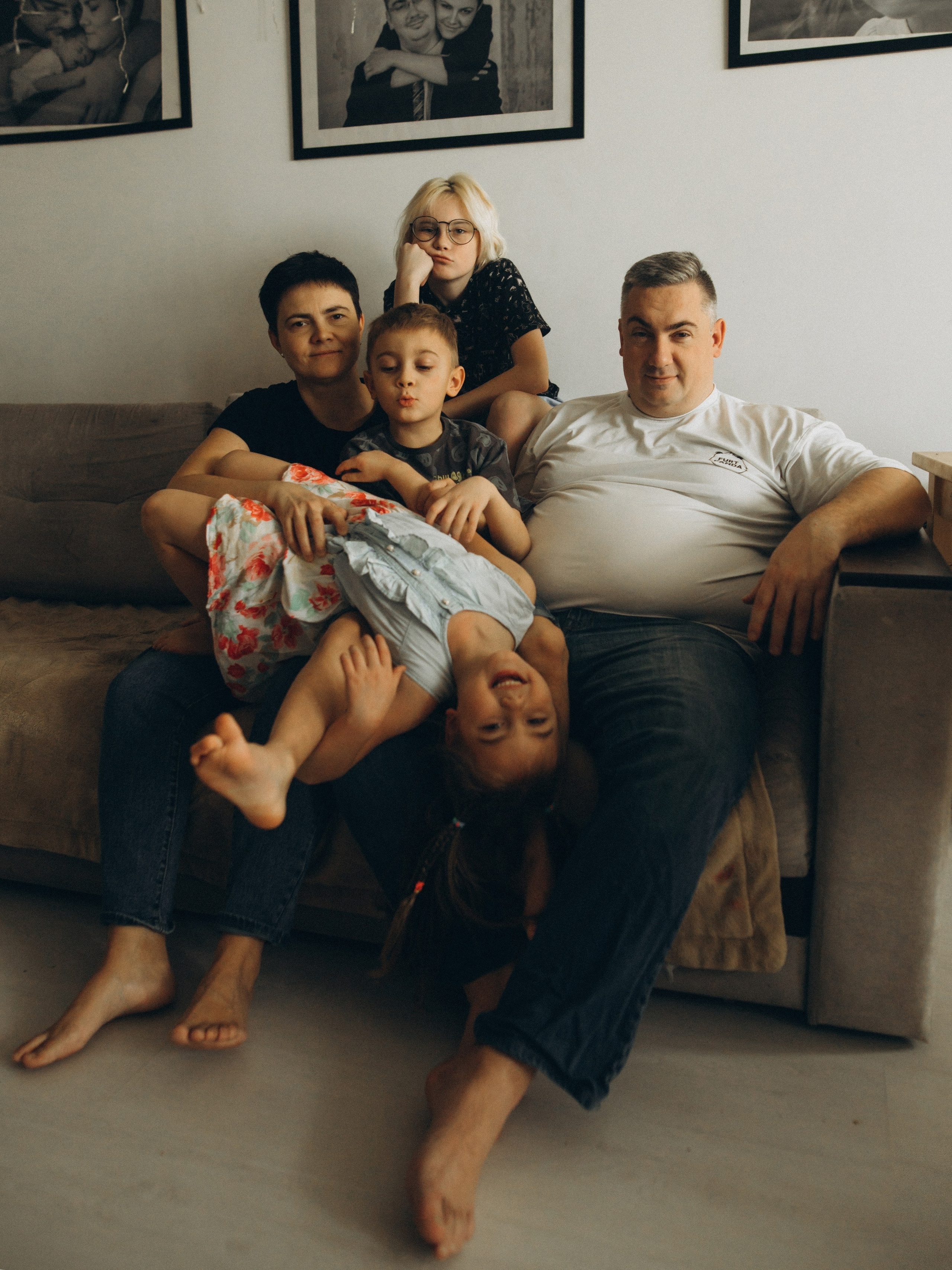 Лида, Арсений, Гера, Дара, Корвин. Фотограф Людмила Оюн