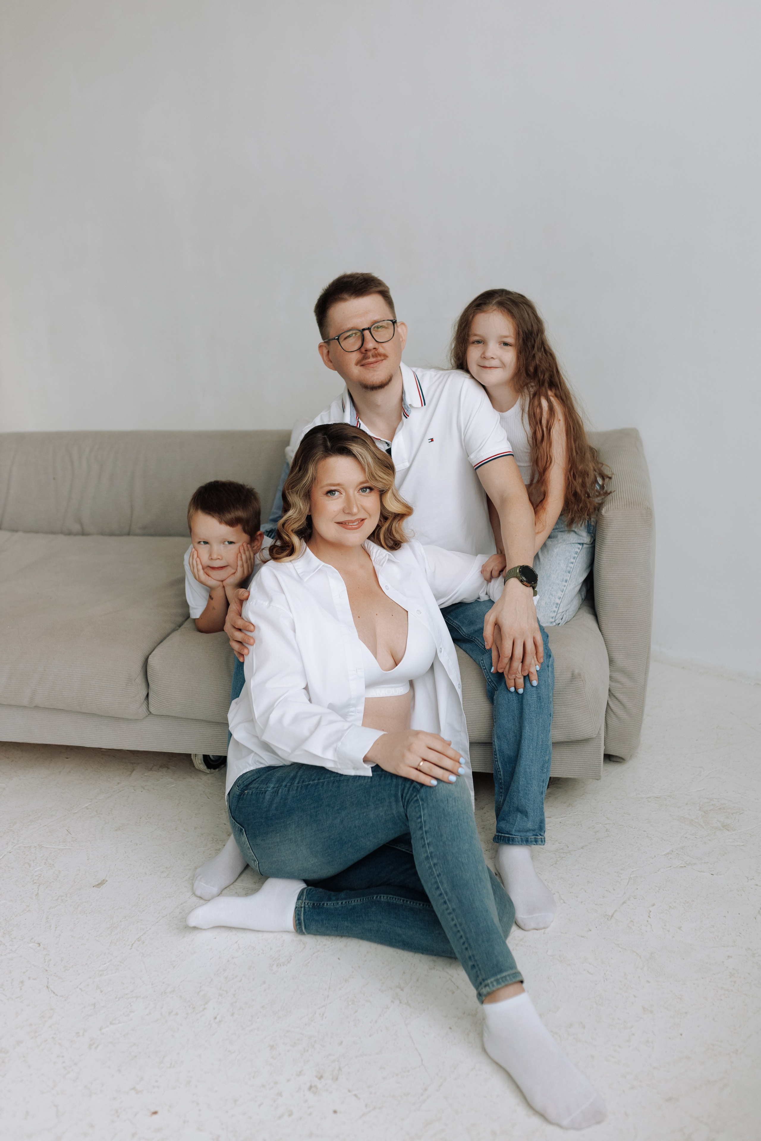 Татьяна, Антон и детки. Женский и семейный фотограф в Томске Алиса Качан