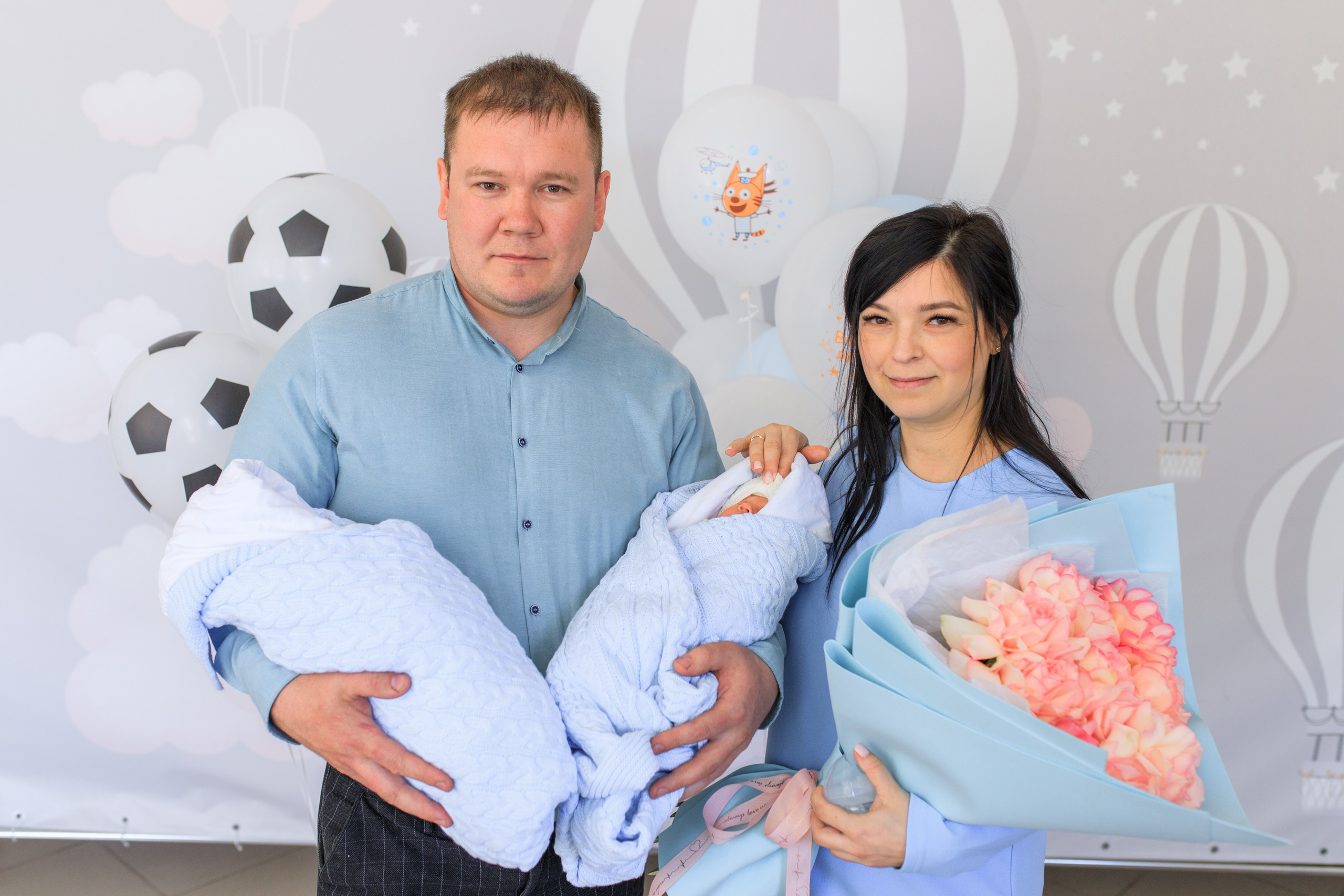 Съемка выписки из роддома. Фотограф в Уфе Ирина Идрисова