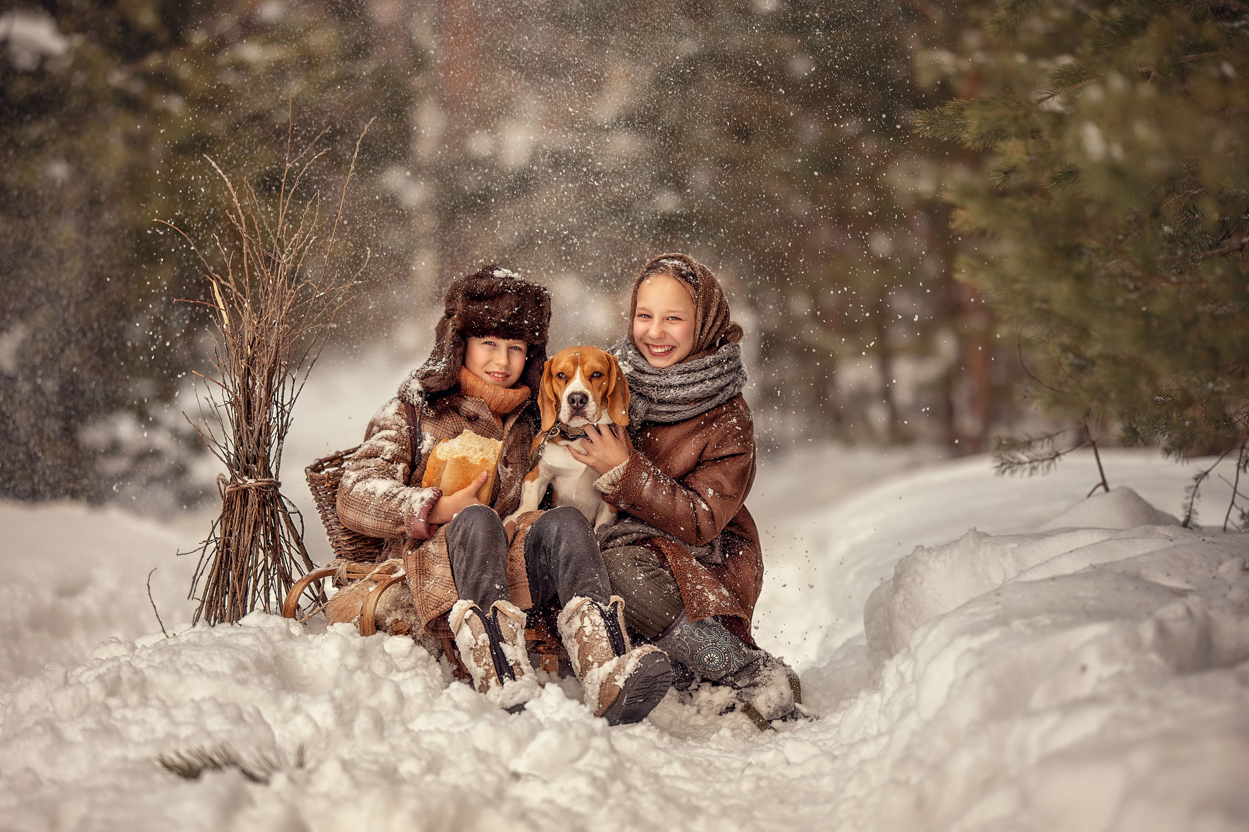 Зимние забавы. Елена Чернигина семейный и детский фотограф в Нижнем Новгороде и Бор
