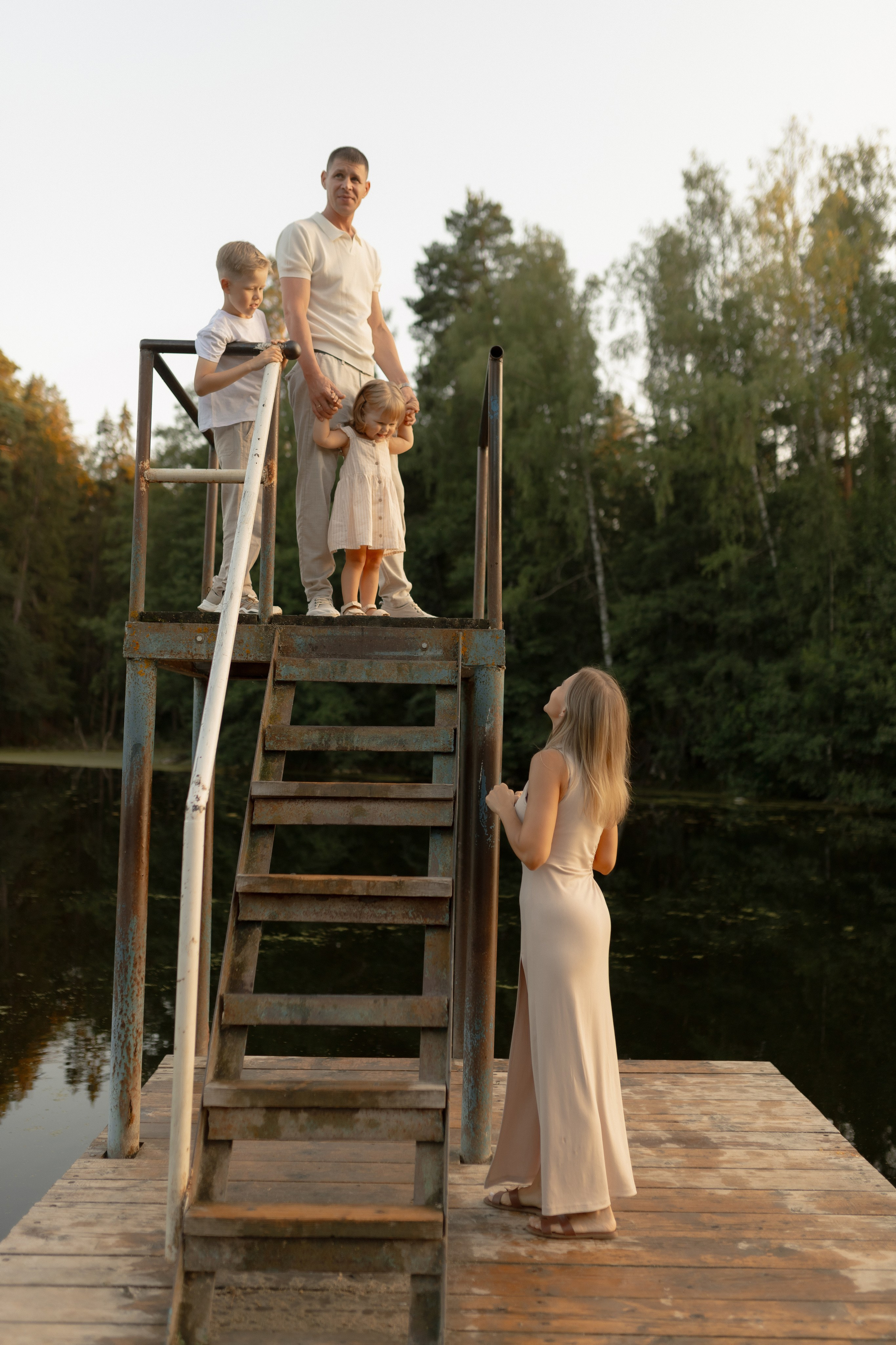 Алексей, Мария, Ваня и Варя. Фотограф Татьяна Семенова