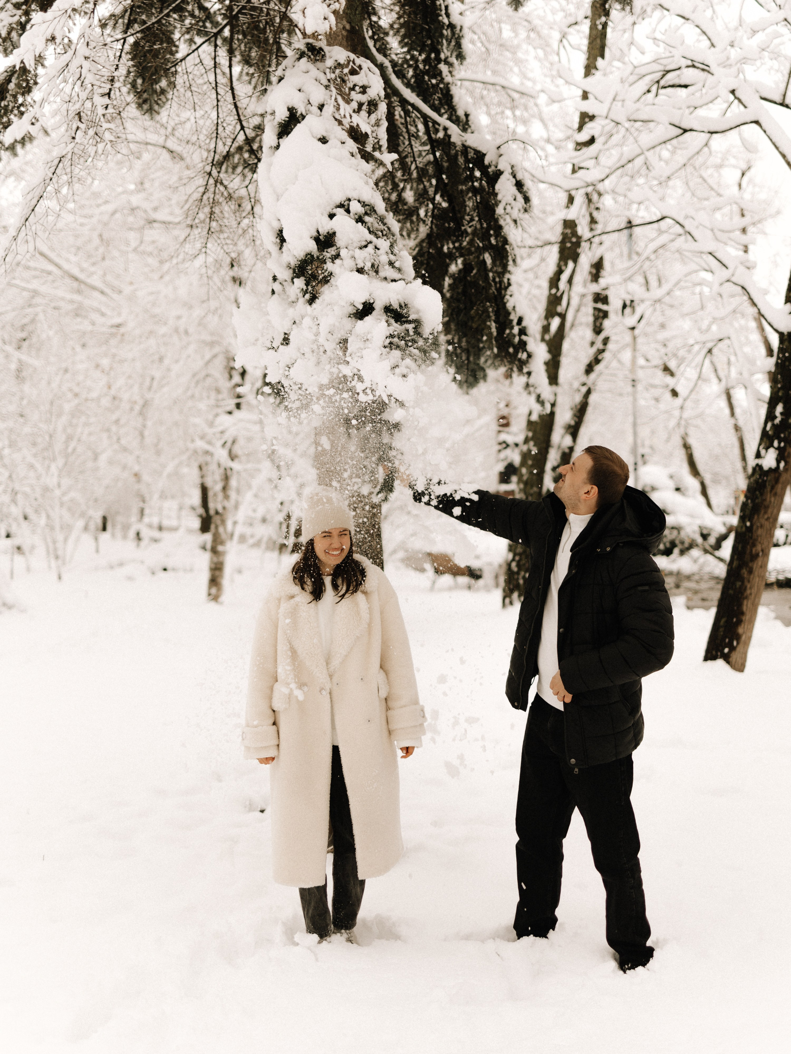 Артём и Ксюша. Зима. Семейный фотограф в Краснодаре Храмова Анна