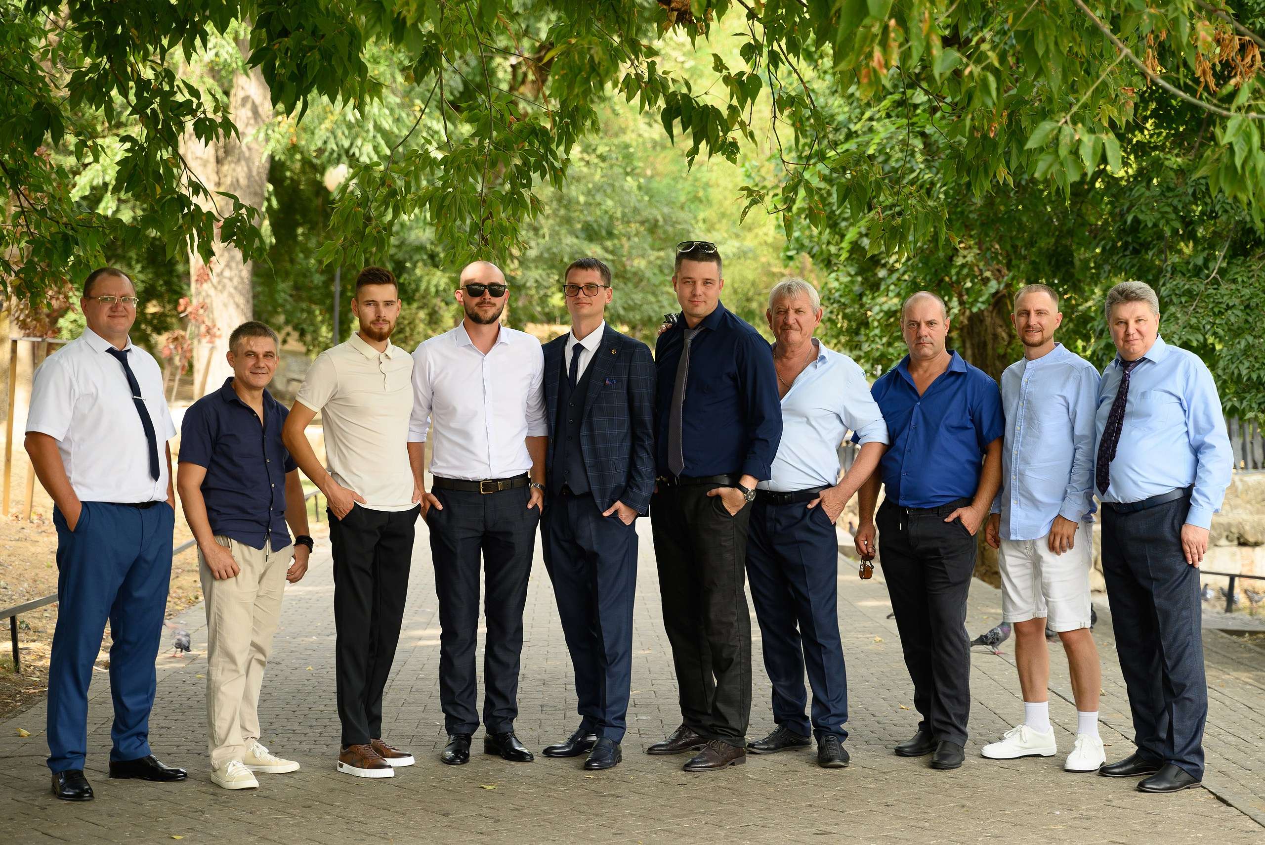 Жених с друзьями.