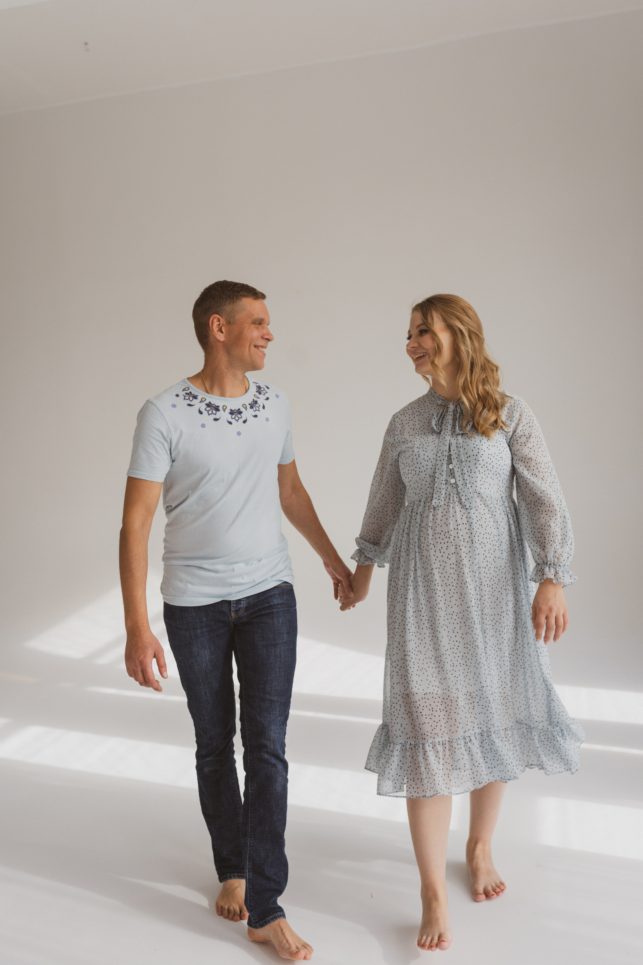 Семейная фотосессия в студии в Москве, семейный фотограф Анна Полушина. Свадебный фотограф в Москве Анна Полушина