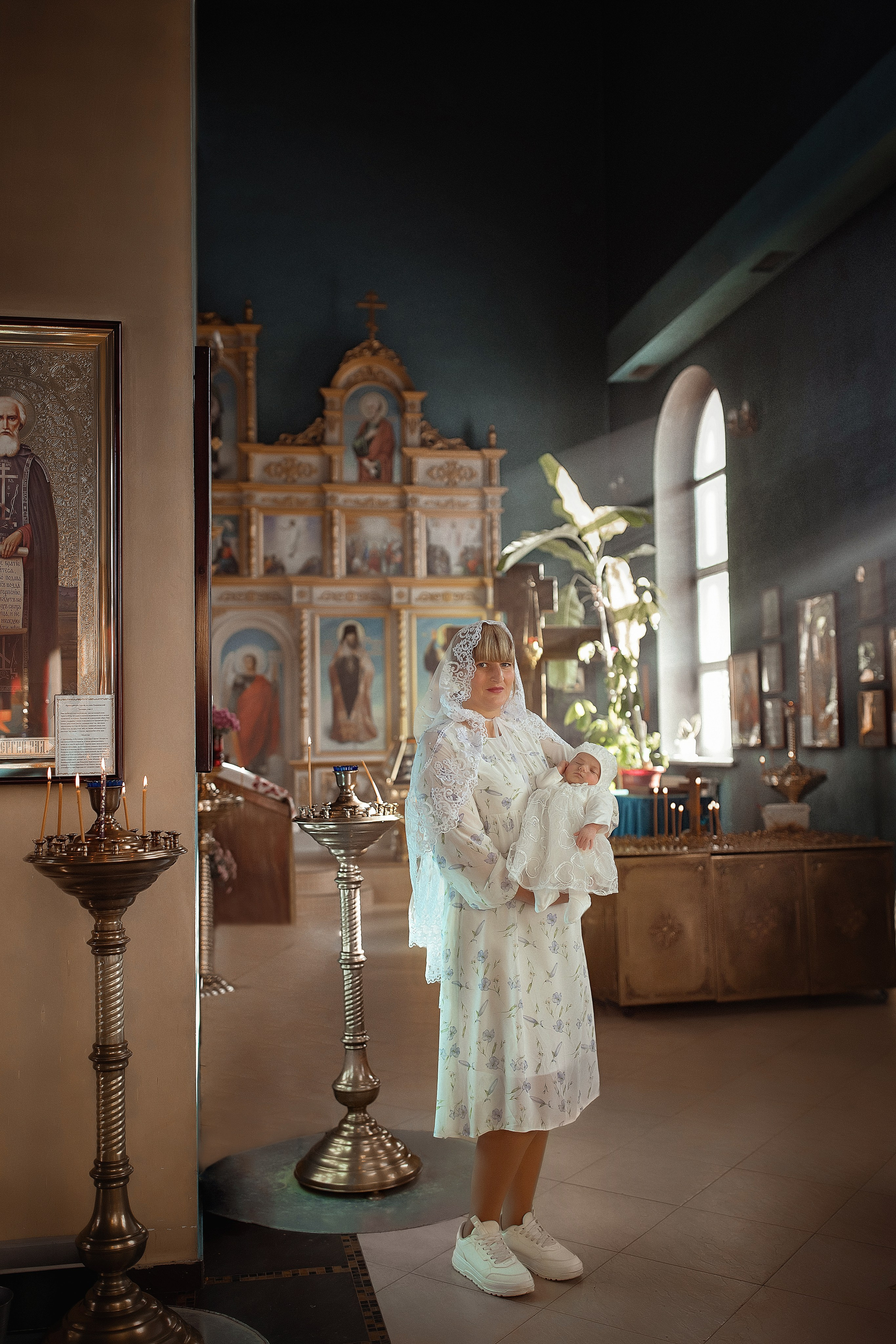 Крещение Полины село Хохол. Фотограф на крещение и венчание