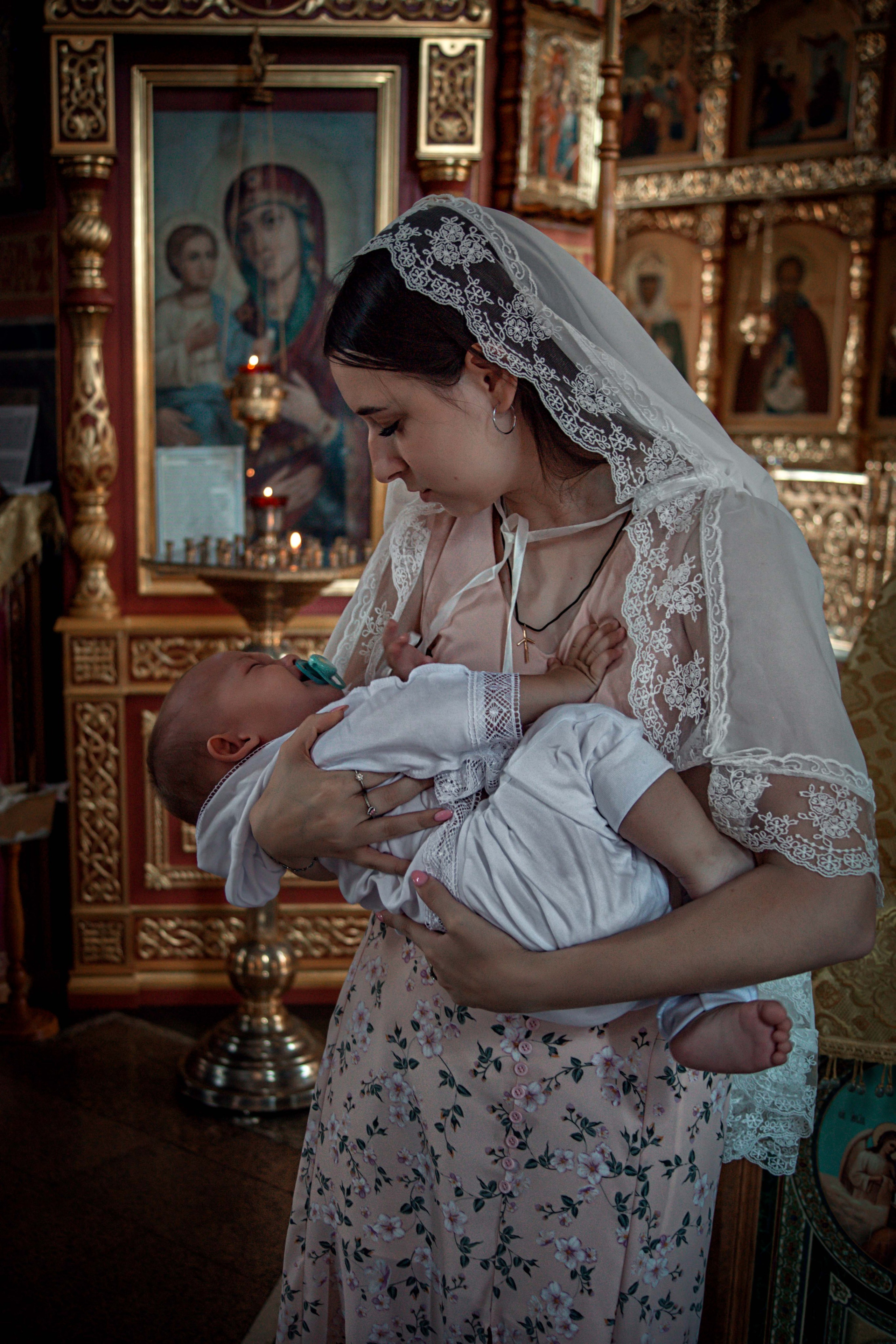 Крещение. Семейный и детский фотограф в Москве Ольга Кривенцова