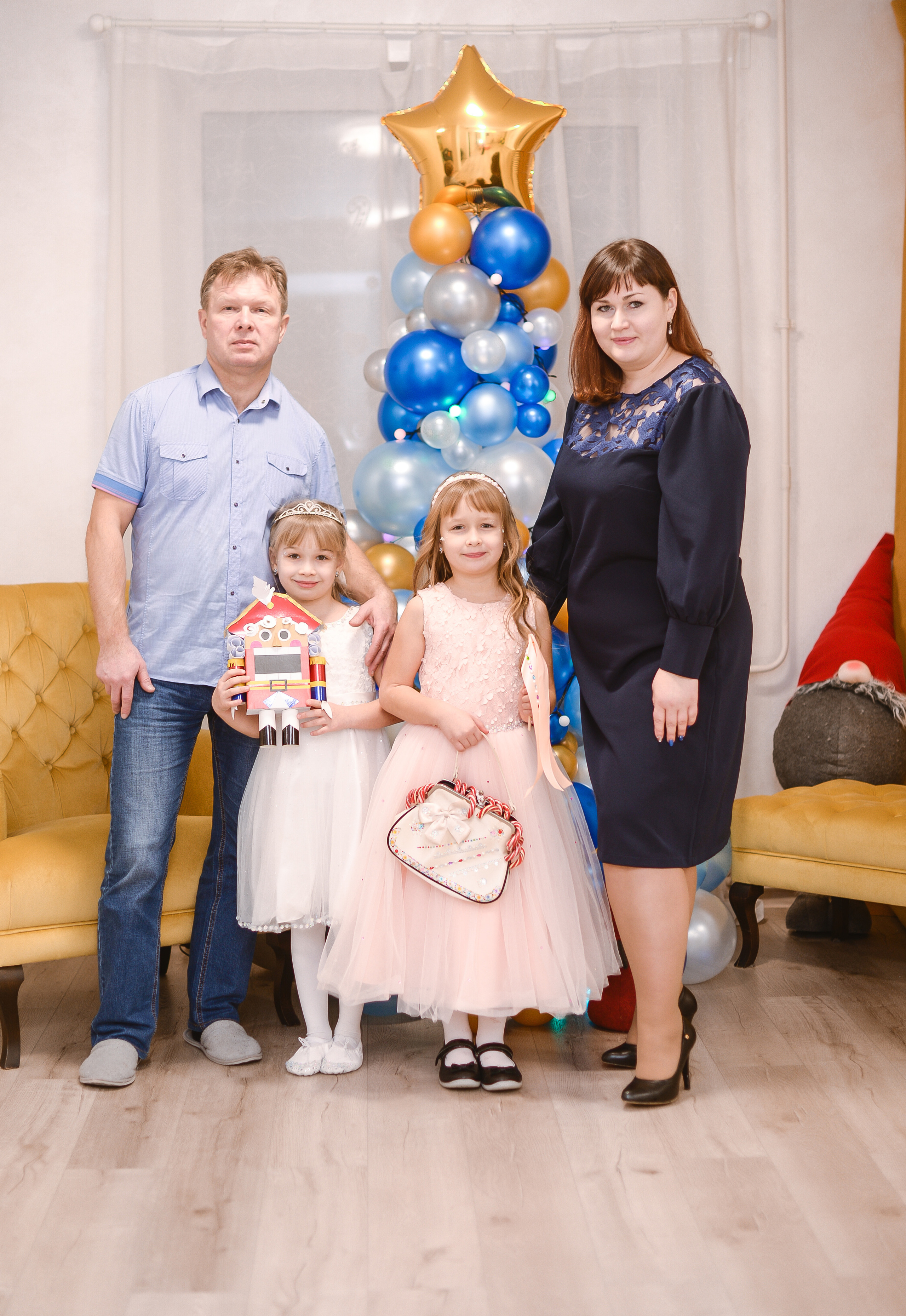 Детский праздник. Новый год. Семейный фотограф в Санкт-Петербурге Льдокова Екатерина