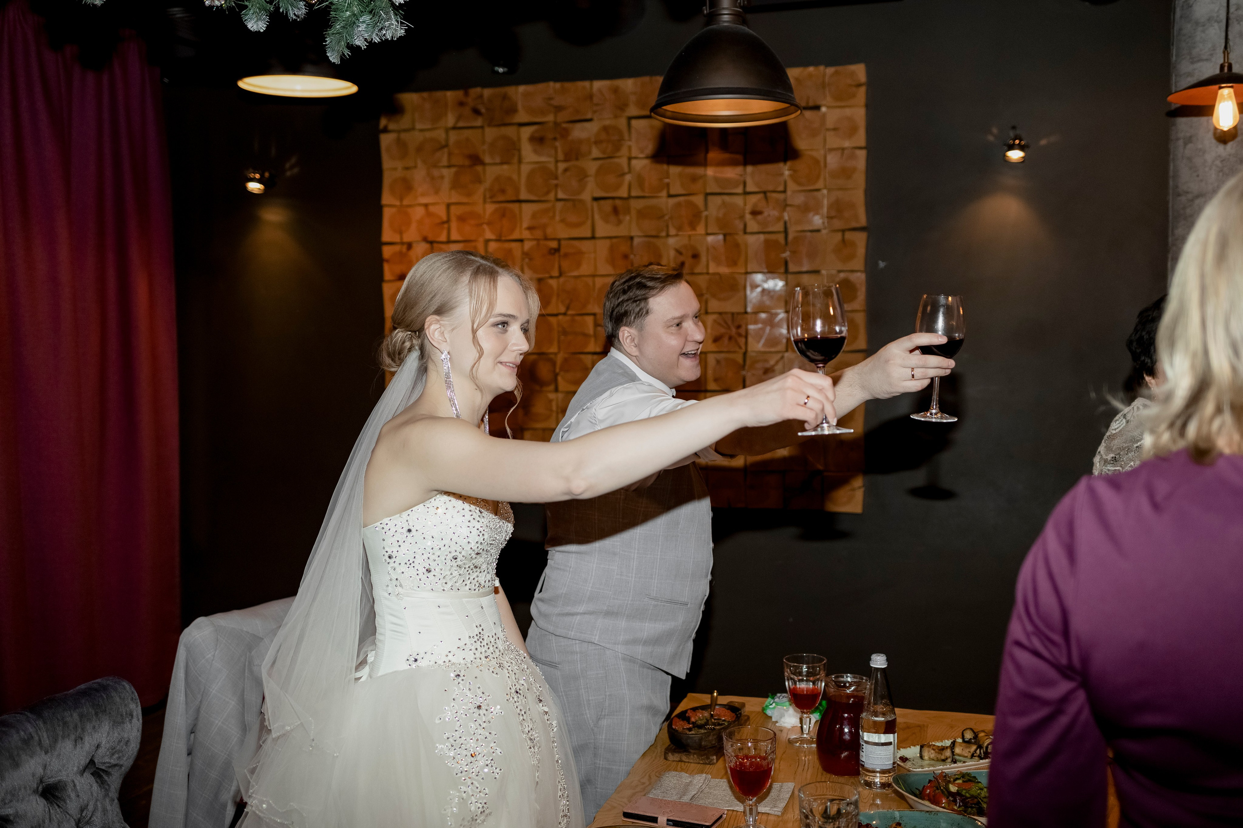 Репортаж свадебного вечера. Свадебный фотограф Александра Попова