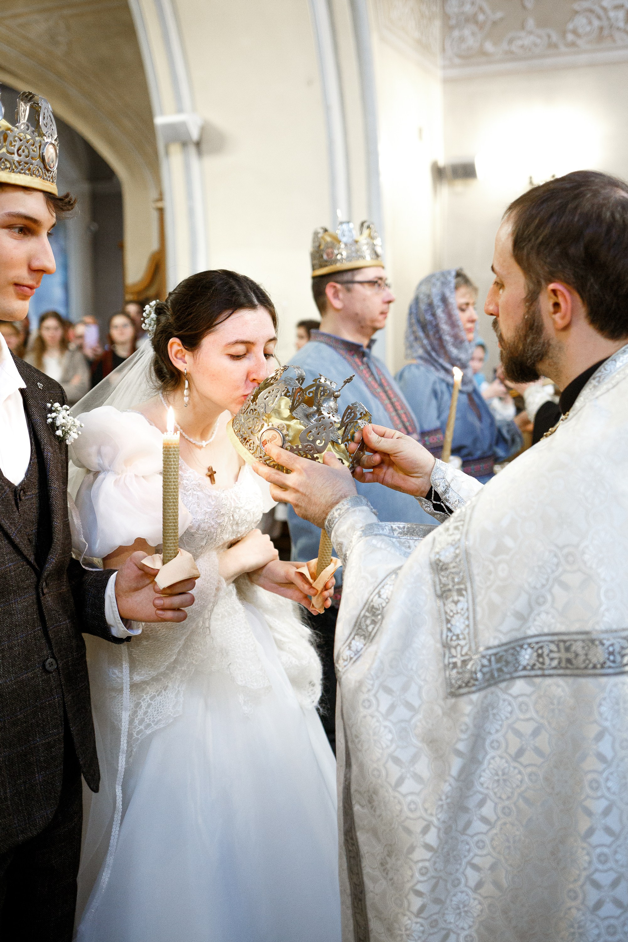 Венчание в храме Космы и Дамиана в Шубине