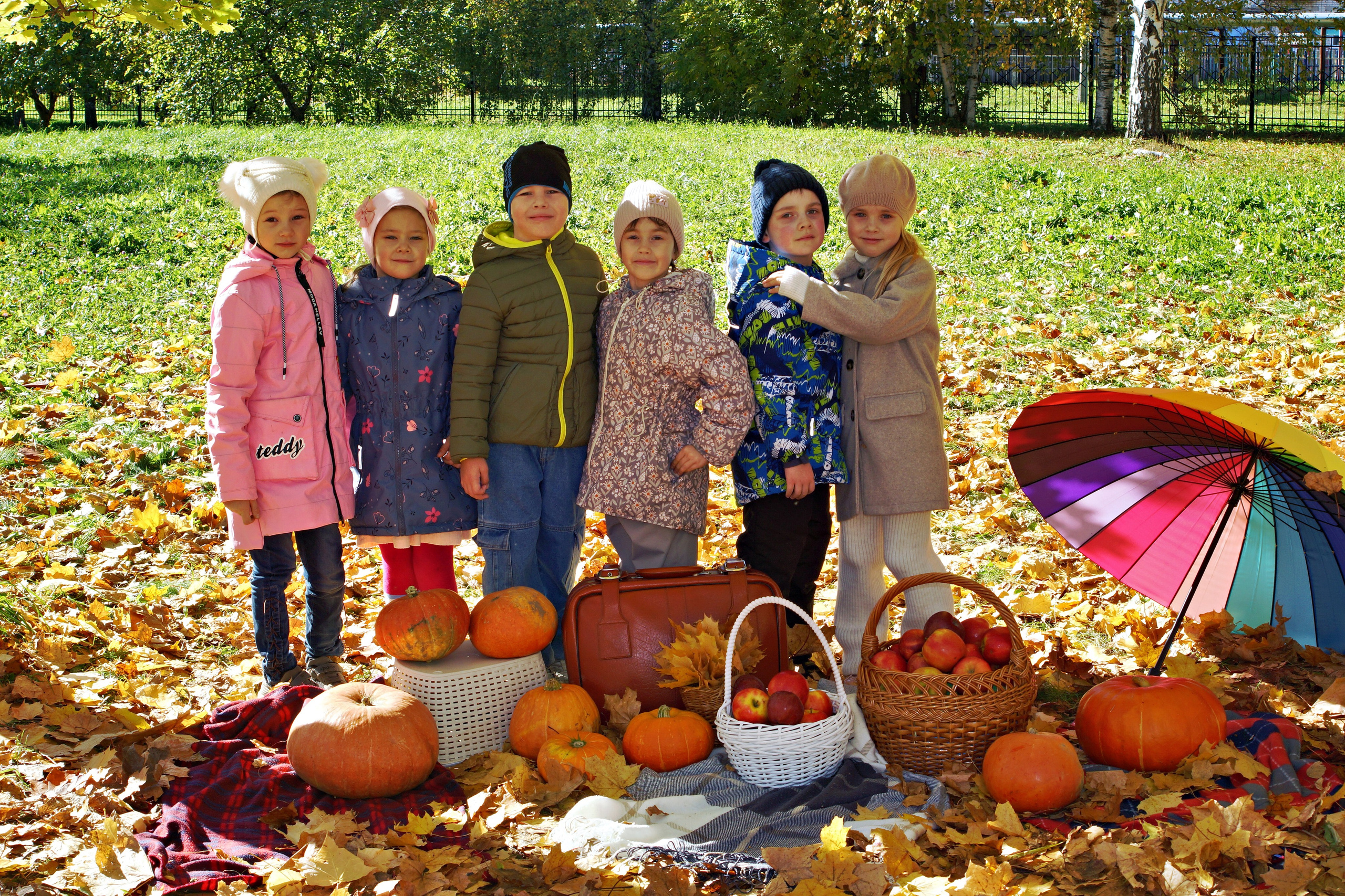 Осенняя фотосессия в детском саду г. Йошкар-Ола