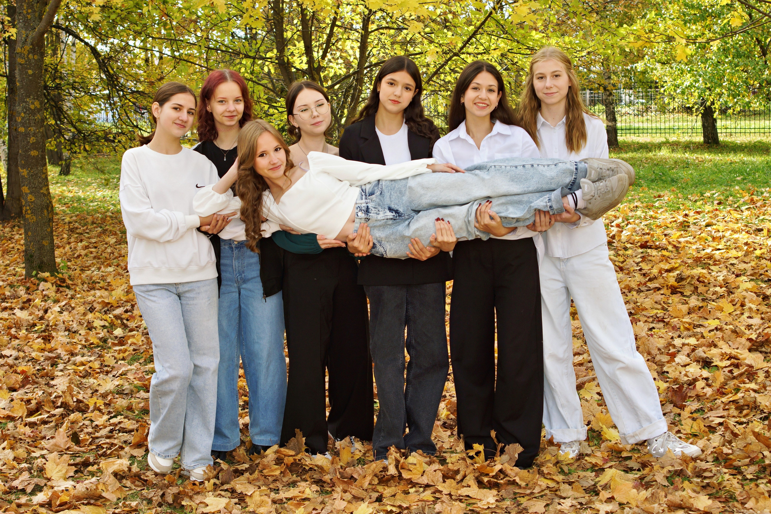 Осенняя фотосессия в школе г. Йошкар-Ола