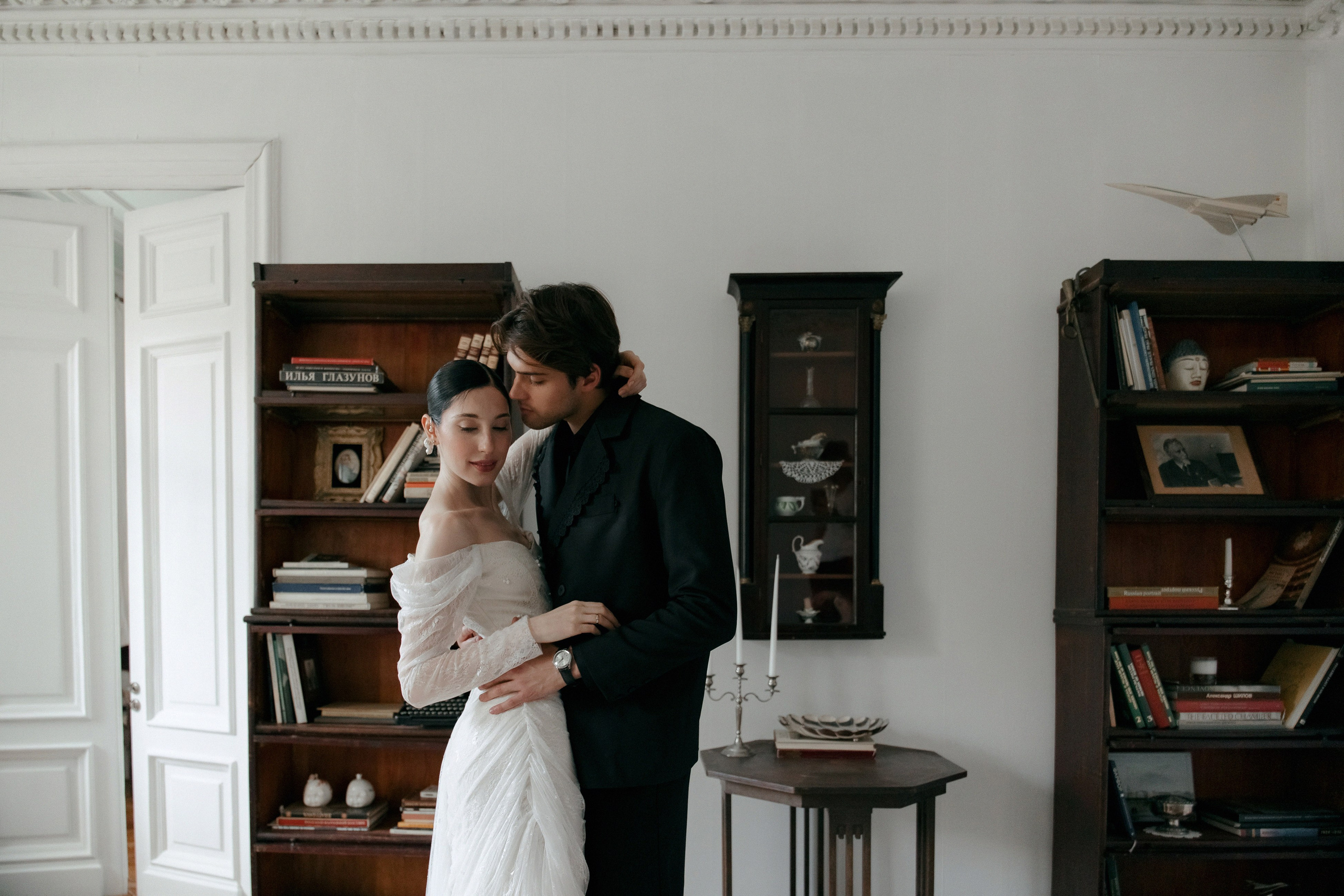 Винтажная история Полины и Дмитрия. Свадебный фотограф Москва