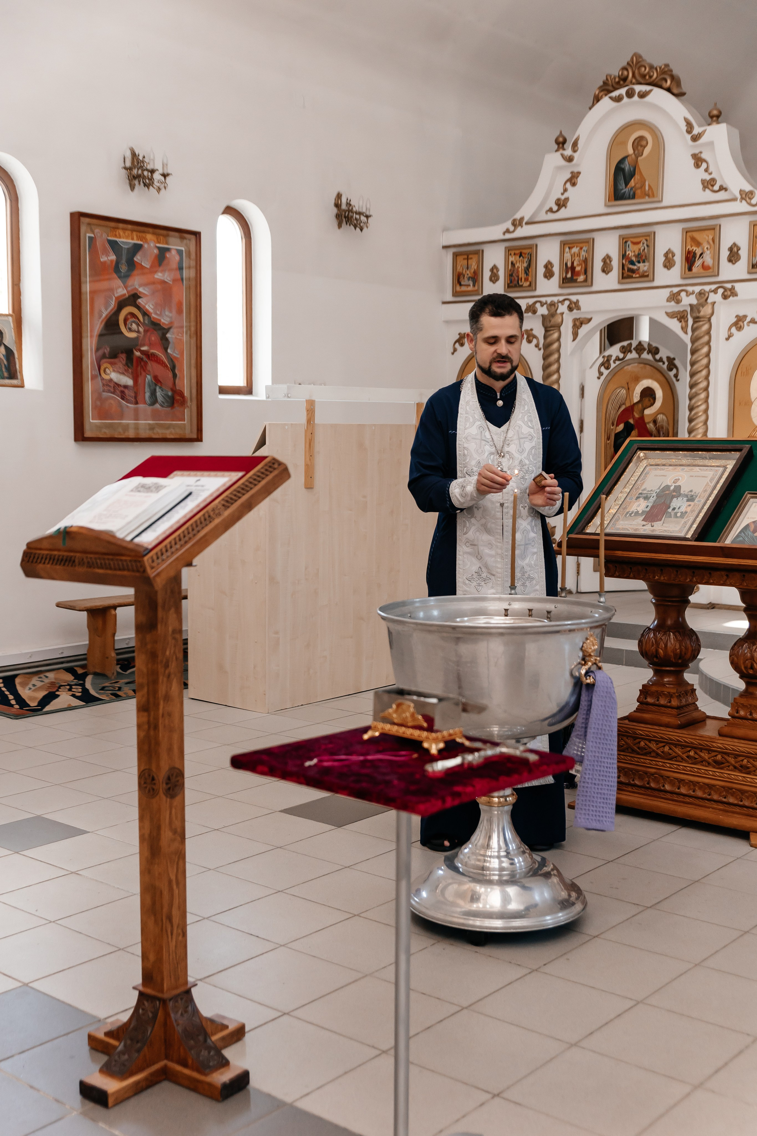 Крещение Ксении. Семейный фотограф Минск Усова Ольга