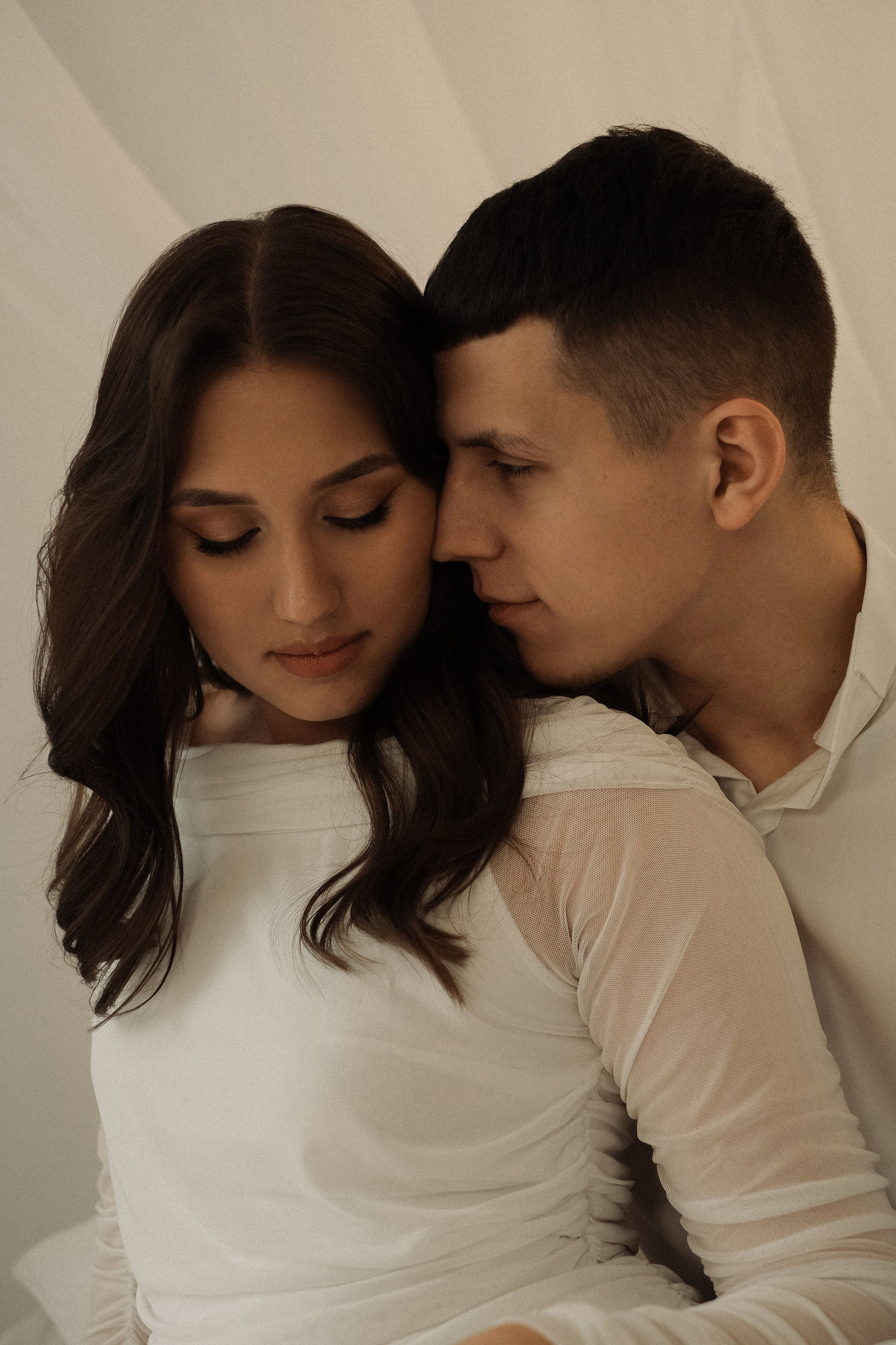 Никита и Юля. Фотограф в Москве. Женский и мужской портрет, лавстори (love story)