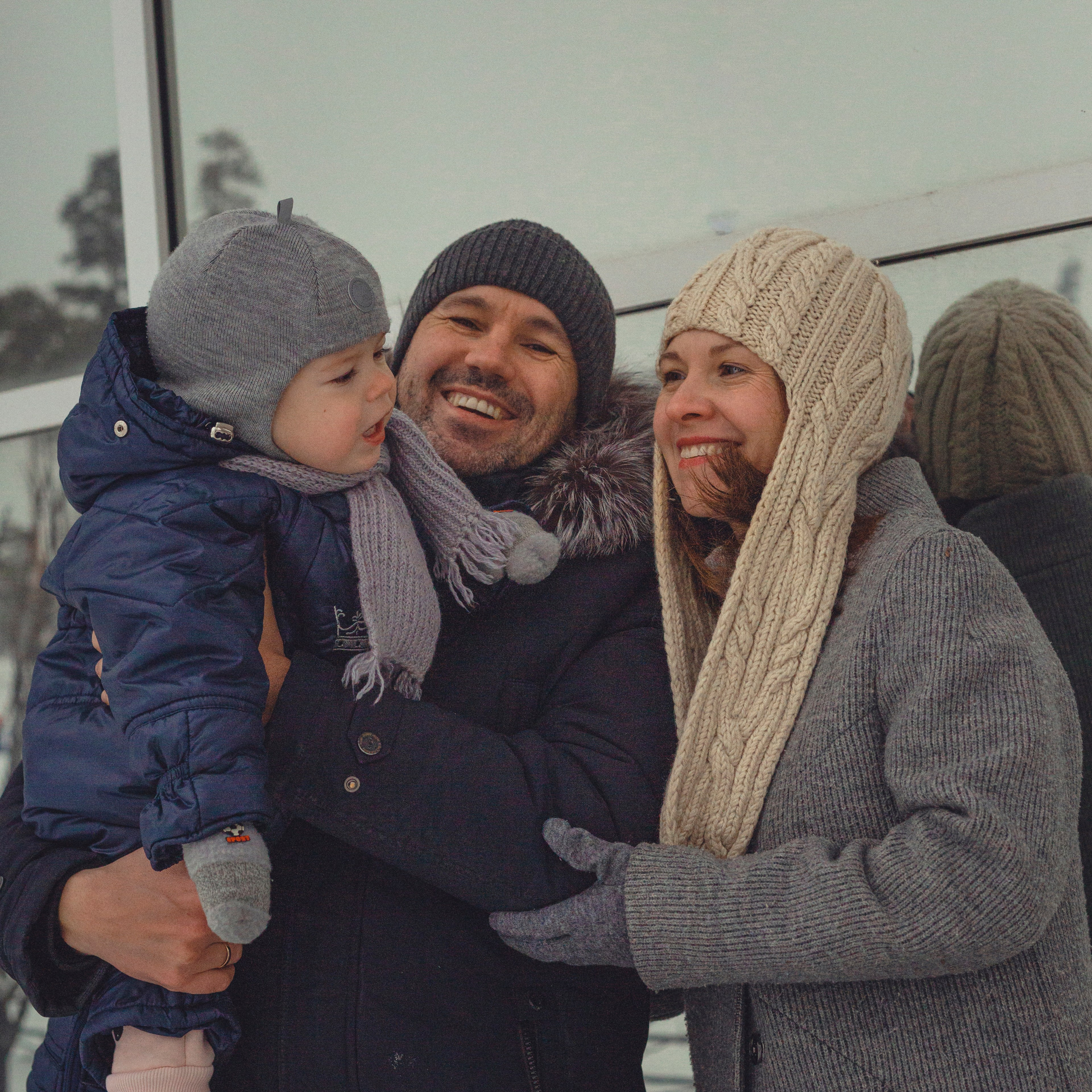 Семейная фотосессия в зимнем лесу. Марина Рерих — портретный фотограф в Екатеринбурге