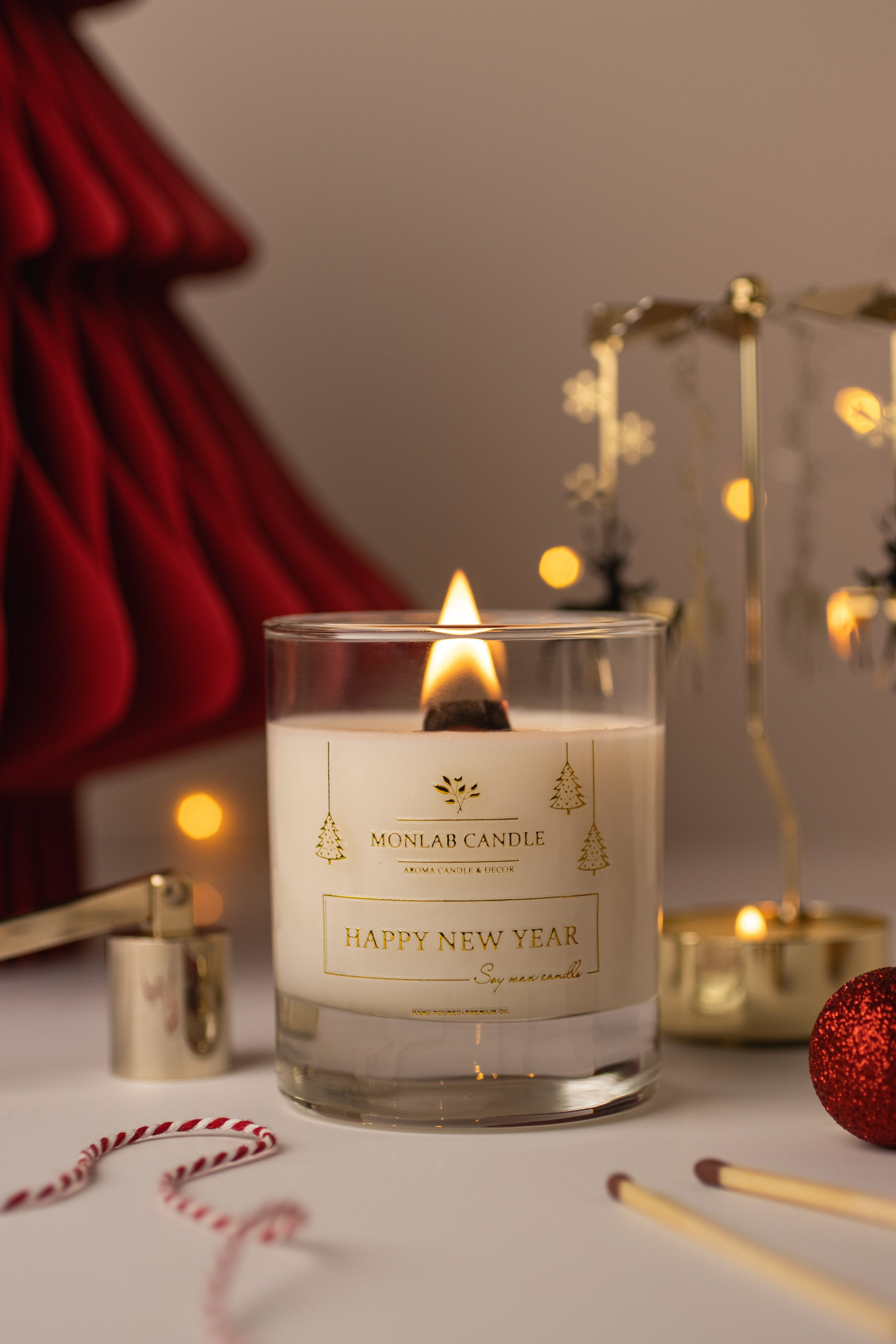 Новогодняя съемка свечей. Предметный фотограф в Балашихе Анастасия Михайлова