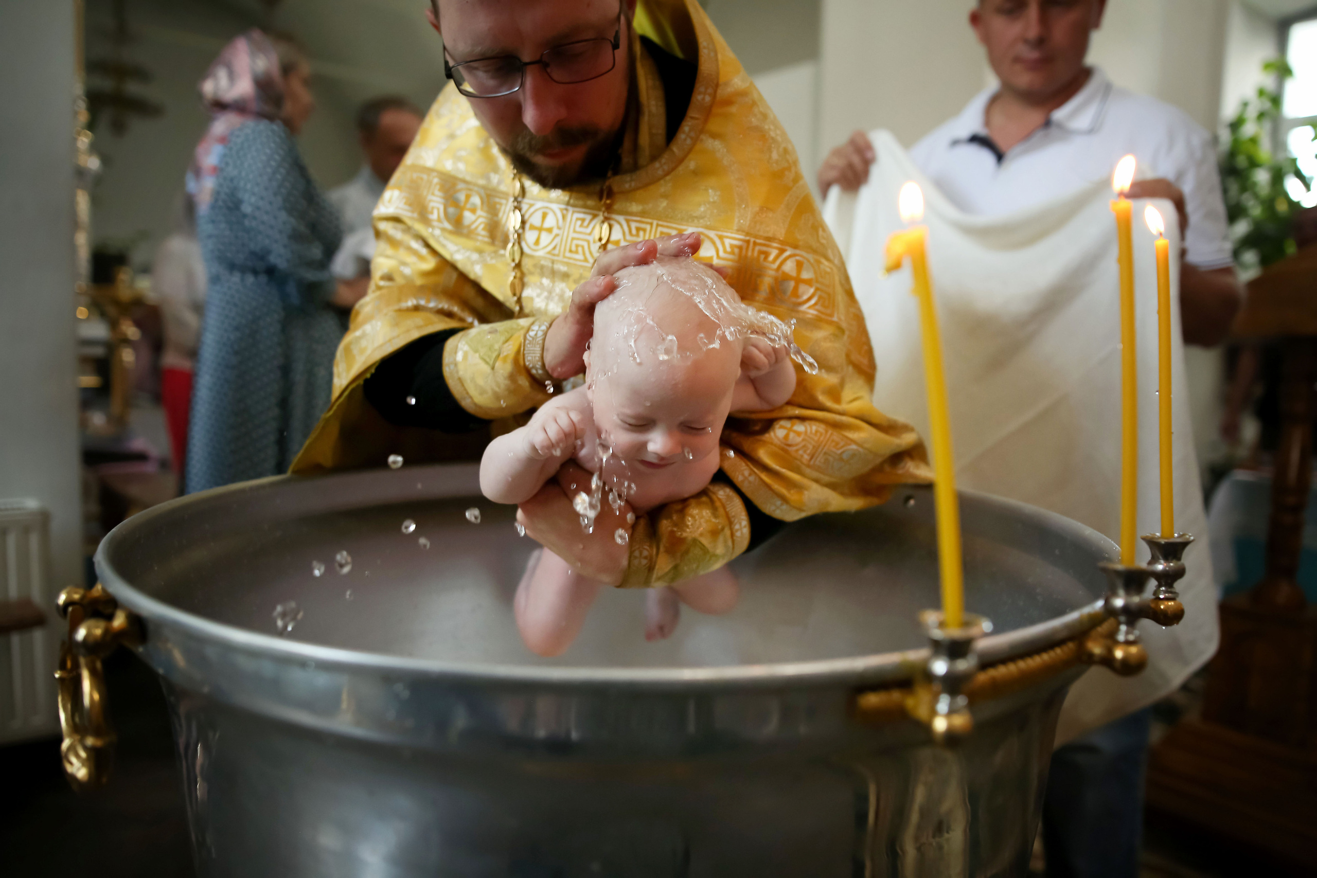 Крещение малышки Мцеславы. Семейный и детский фотограф Анна Петракова