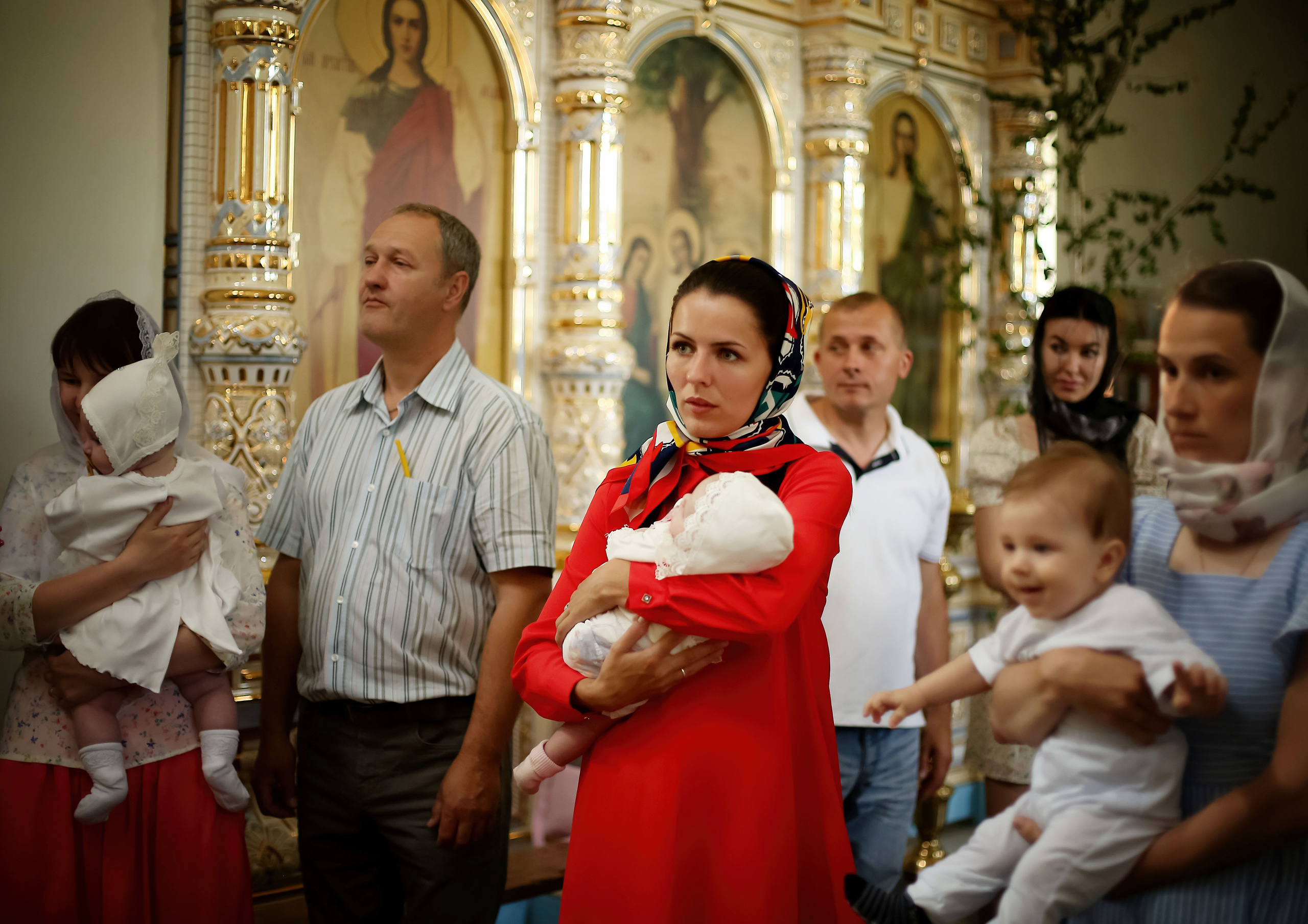 Крещение малышки Мцеславы. Семейный и детский фотограф Анна Петракова