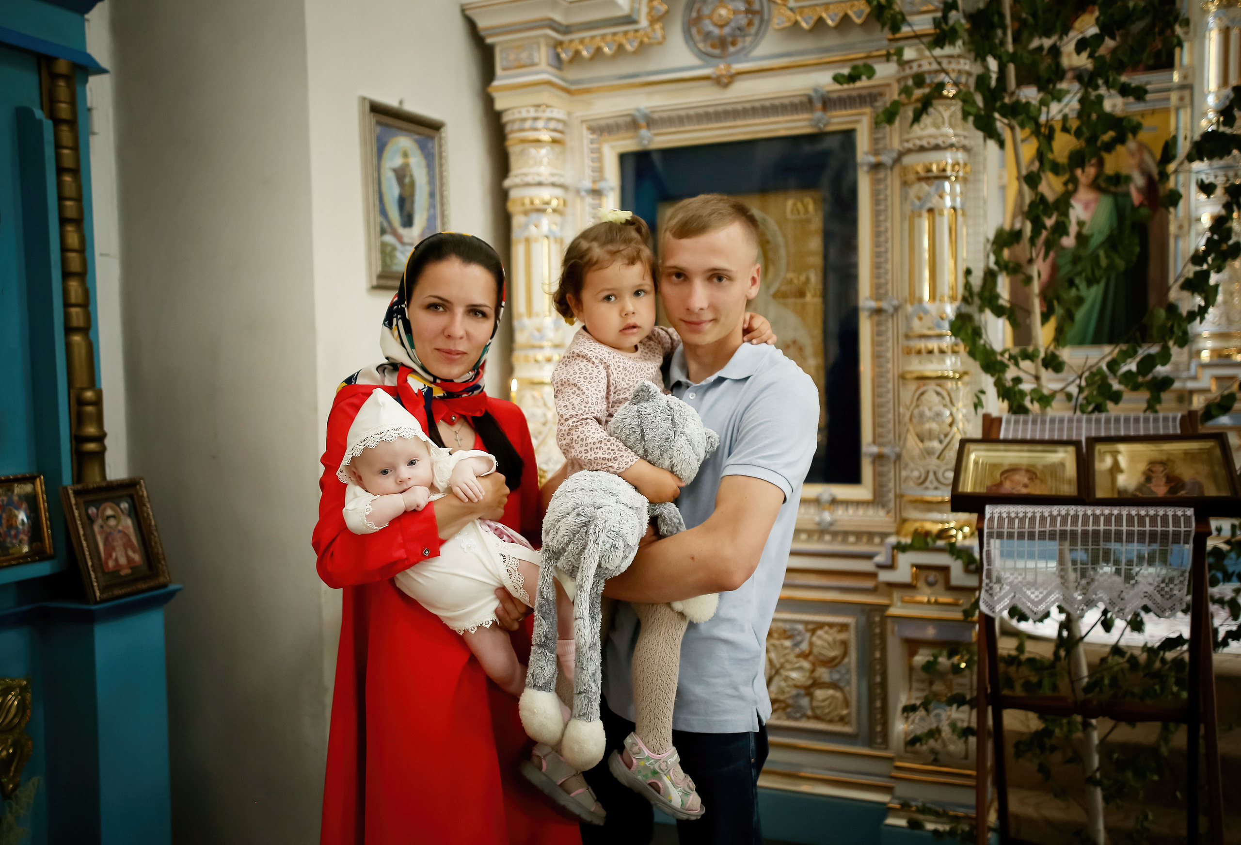 Крещение малышки Мцеславы. Семейный и детский фотограф Анна Петракова